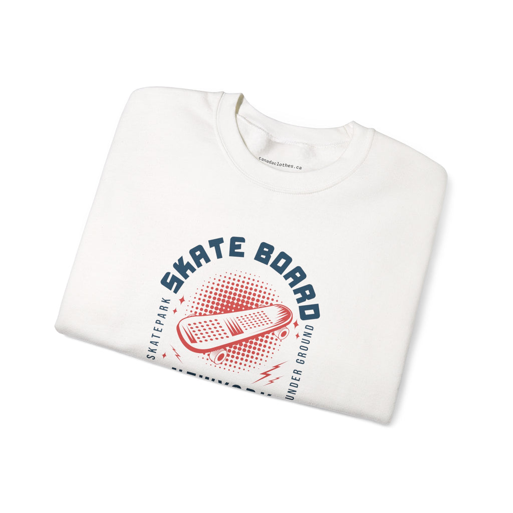 Skateboard New York - Vintage Graphic Sweatshirt - {{variant_option}} - Sweatshirt - canadaclothes.ca