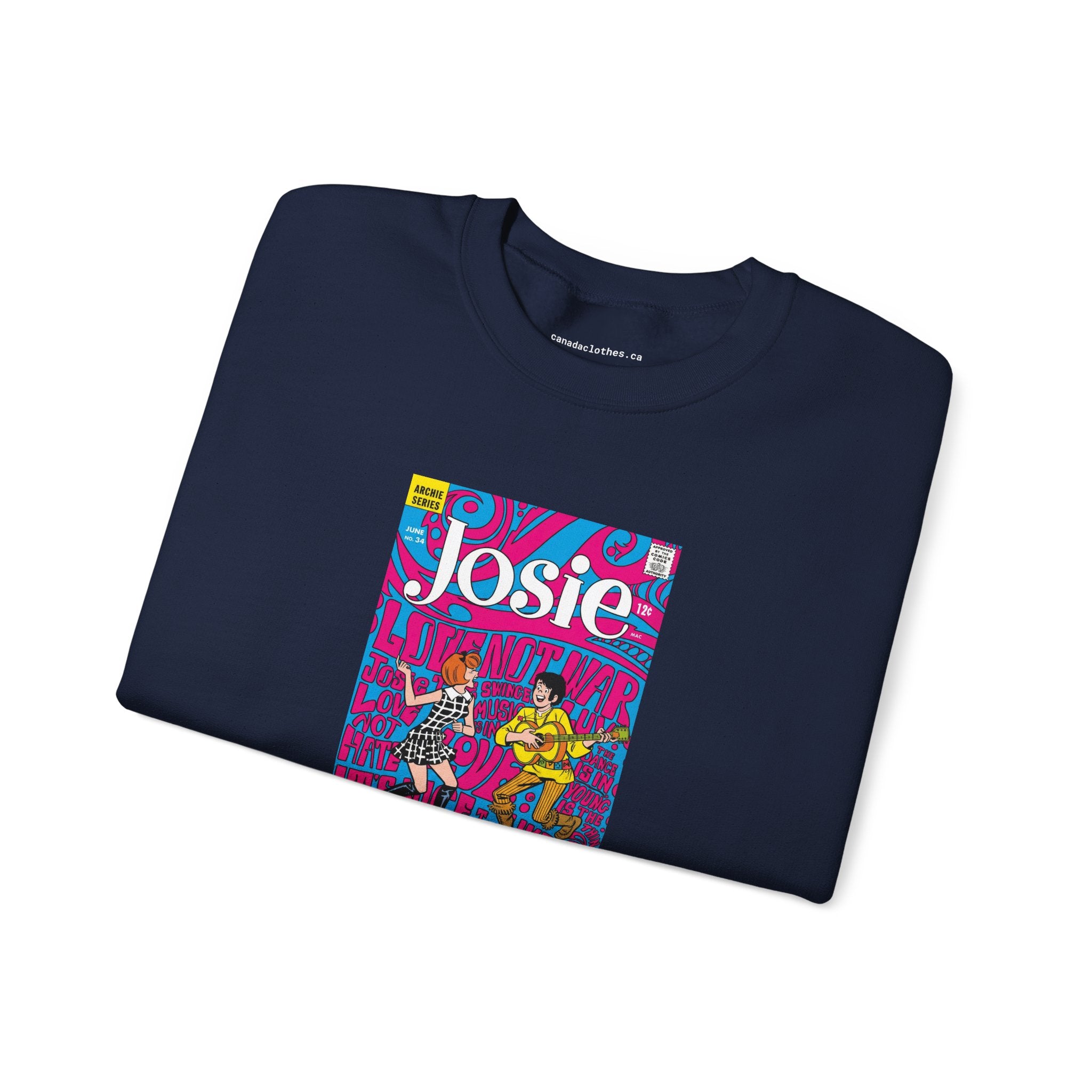 Josie - Vintage Graphic Sweatshirt - {{variant_option}} - Sweatshirt - canadaclothes.ca