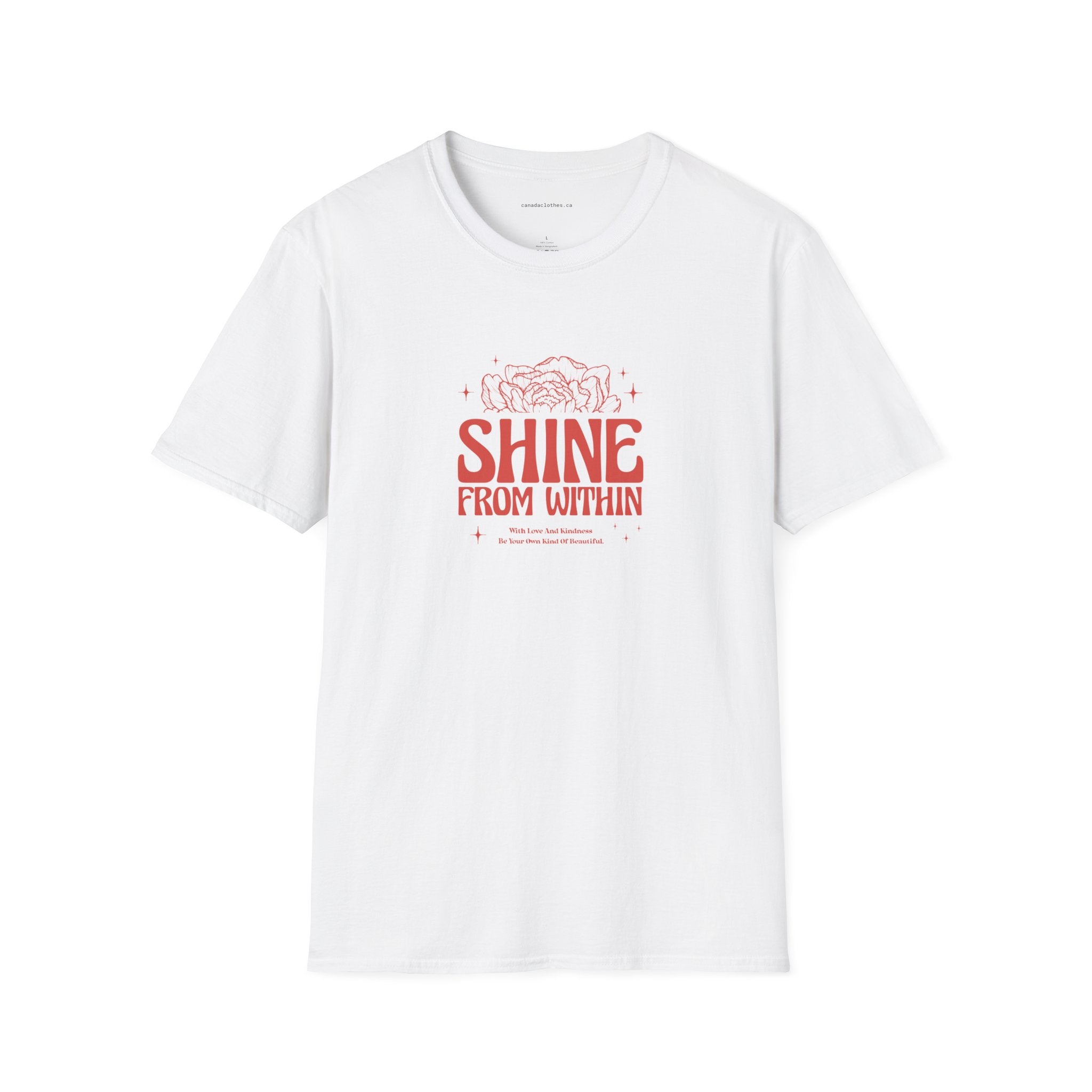 Shine From Within - Motivational Graphic T-Shirt - {{variant_option}} - T-Shirt - canadaclothes.ca
