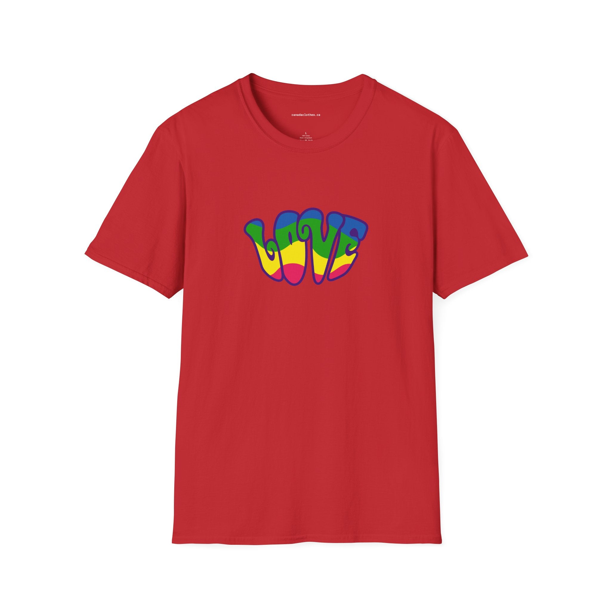 Colourful Love - Cute Graphic T-Shirt - {{variant_option}} - T-Shirt - canadaclothes.ca