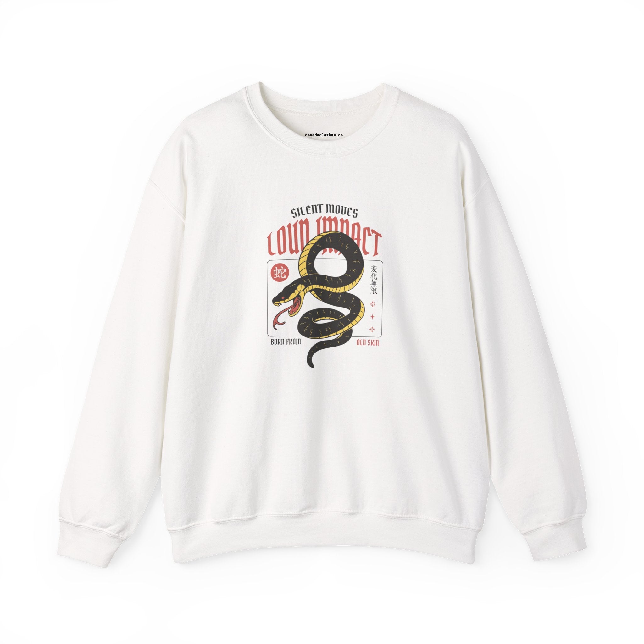 Loud Impact Snake - Vintage Graphic Sweatshirt - {{variant_option}} - Sweatshirt - canadaclothes.ca