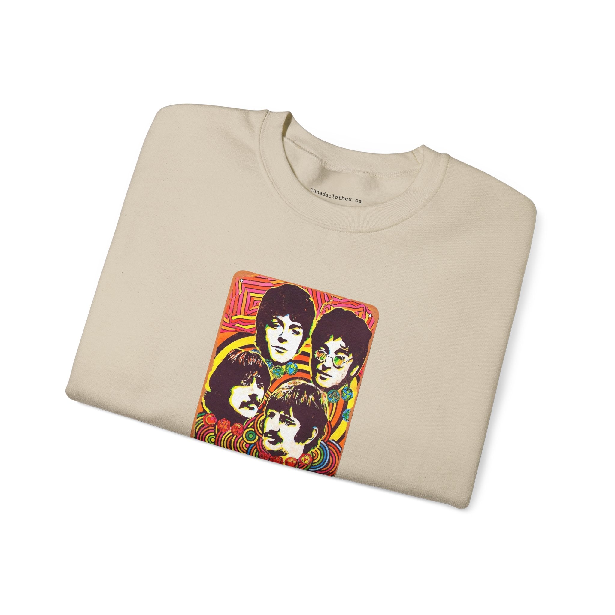 The Beatles Band Poster - Vintage Graphic Sweatshirt - {{variant_option}} - Sweatshirt - canadaclothes.ca