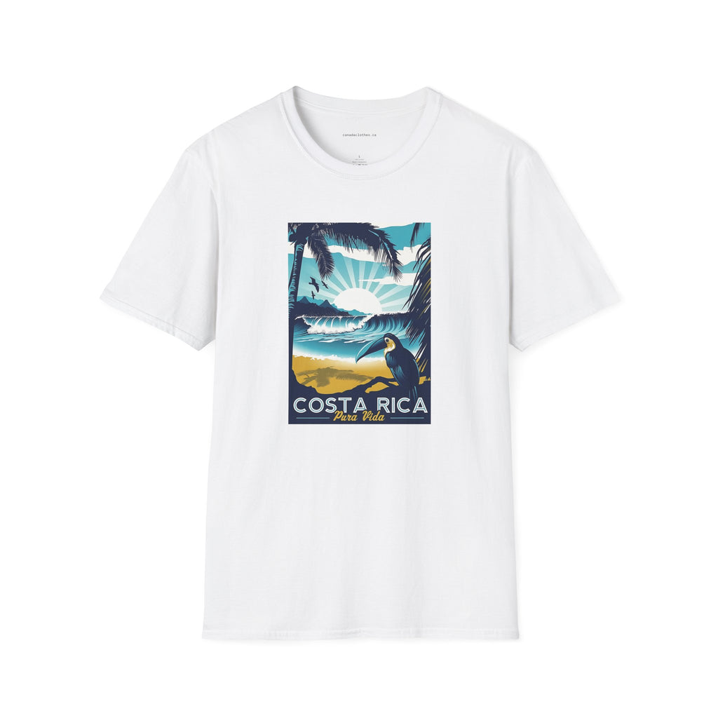 Costa Rica Travel Poster - Vintage Graphic T-Shirt - {{variant_option}} - T-Shirt - canadaclothes.ca