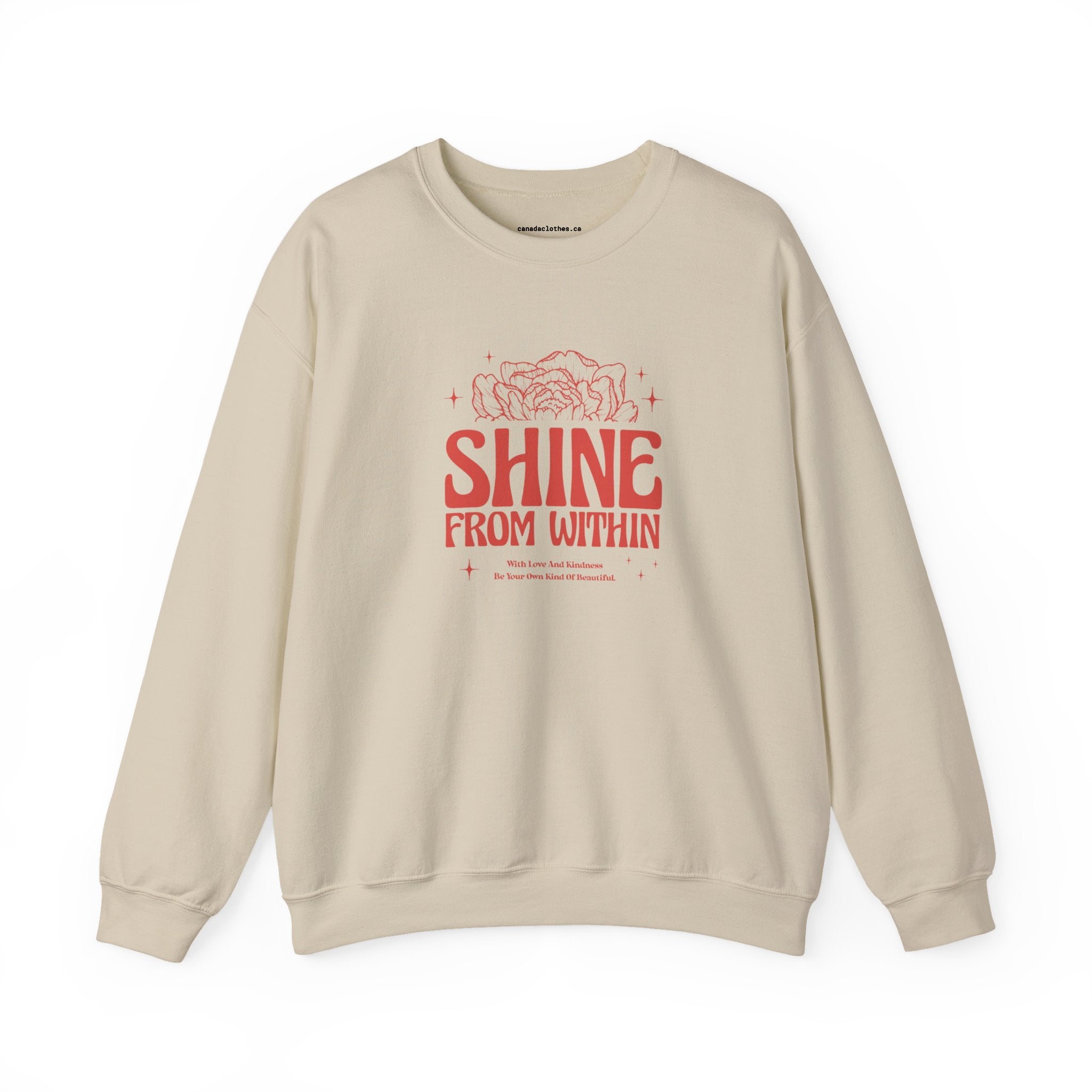 Shine From Within - Vintage Graphic Sweatshirt - {{variant_option}} - Sweatshirt - canadaclothes.ca