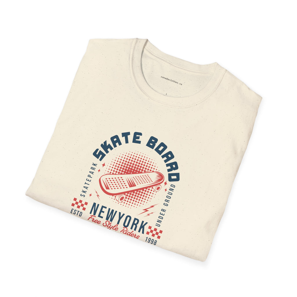 Skateboard New York - Vintage Graphic T-Shirt - {{variant_option}} - T-Shirt - canadaclothes.ca