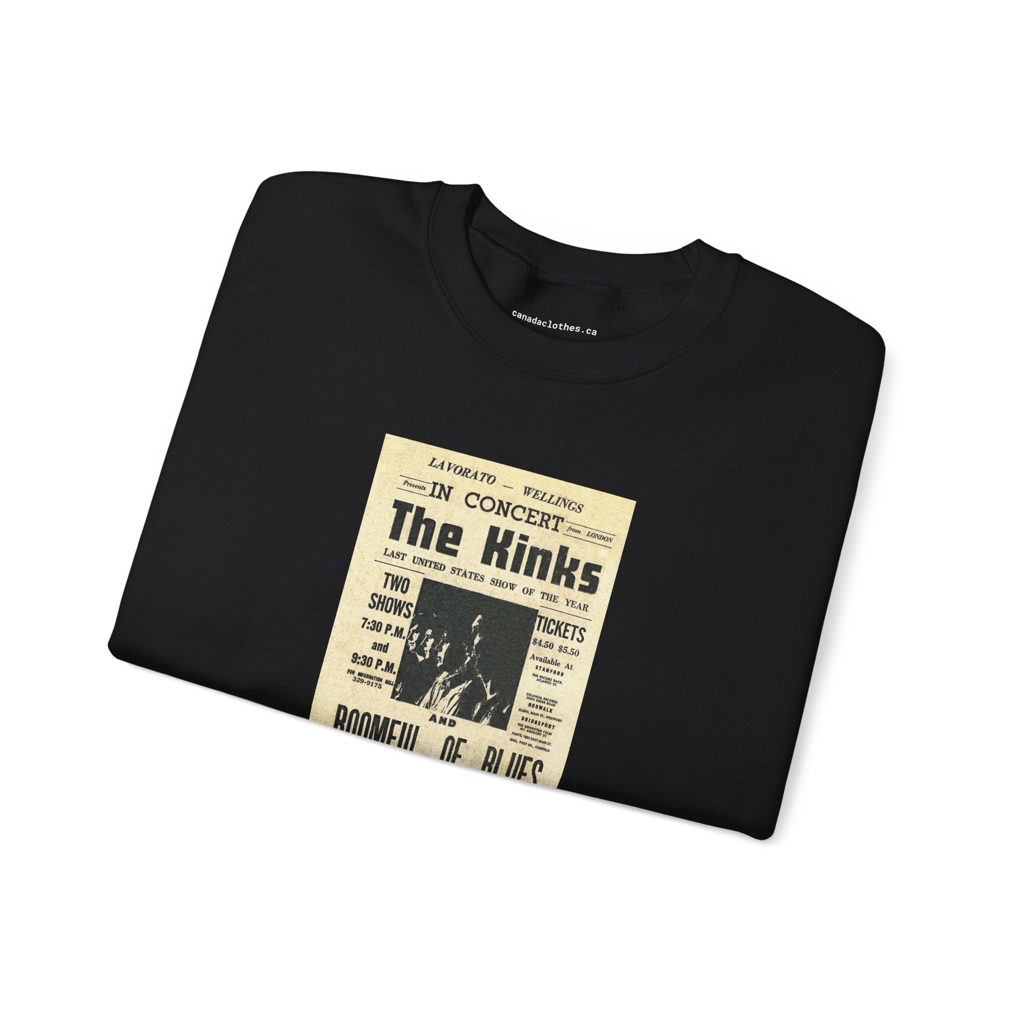 The Kinks - Vintage Graphic Sweatshirt - {{variant_option}} - Sweatshirt - canadaclothes.ca