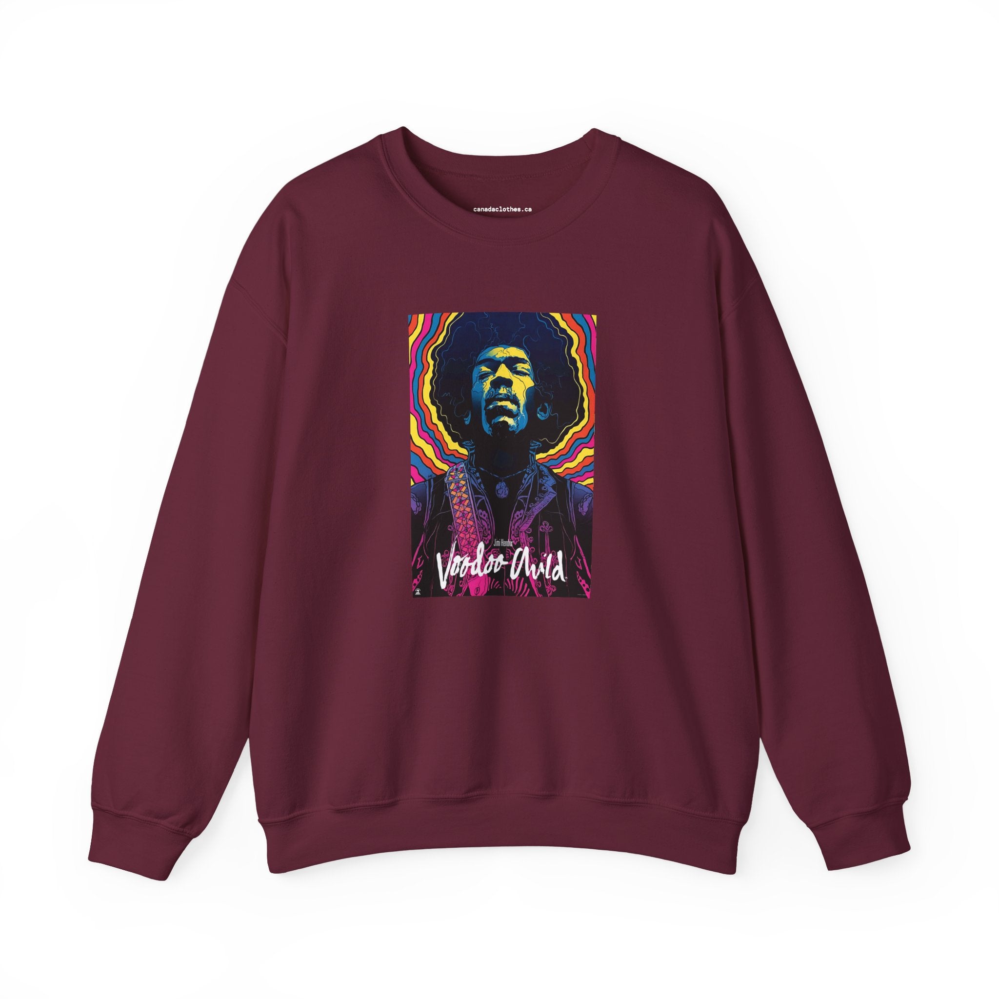 Jimi Hendrix Voodoo Child - Vintage Graphic Sweatshirt - {{variant_option}} - Sweatshirt - canadaclothes.ca