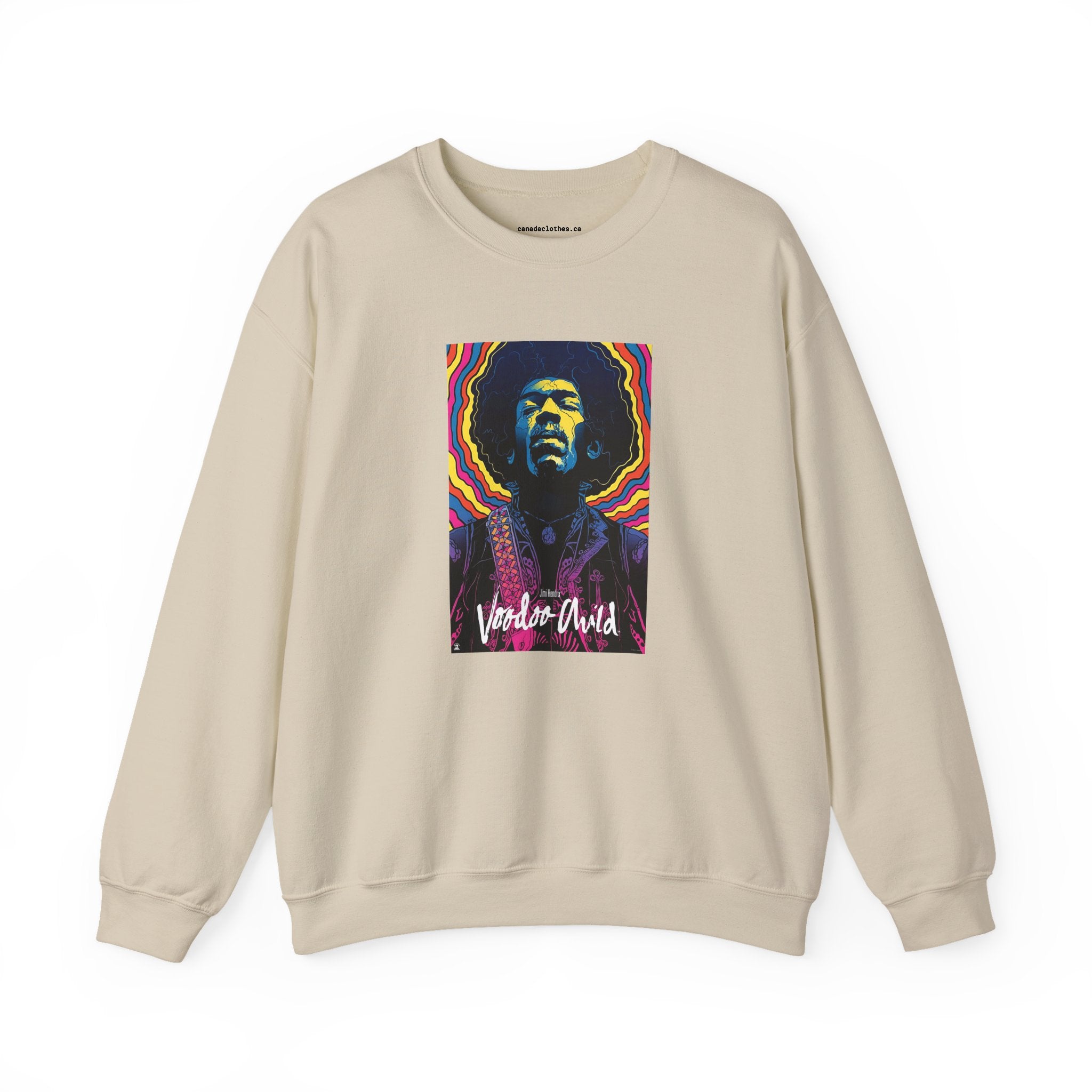 Jimi Hendrix Voodoo Child - Vintage Graphic Sweatshirt - {{variant_option}} - Sweatshirt - canadaclothes.ca