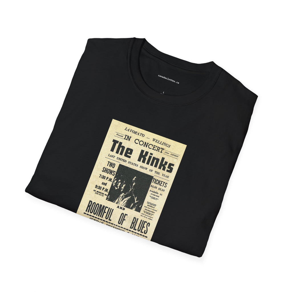 The Kinks Band Poster - Vintage Graphic T-Shirt - {{variant_option}} - T-Shirt - canadaclothes.ca