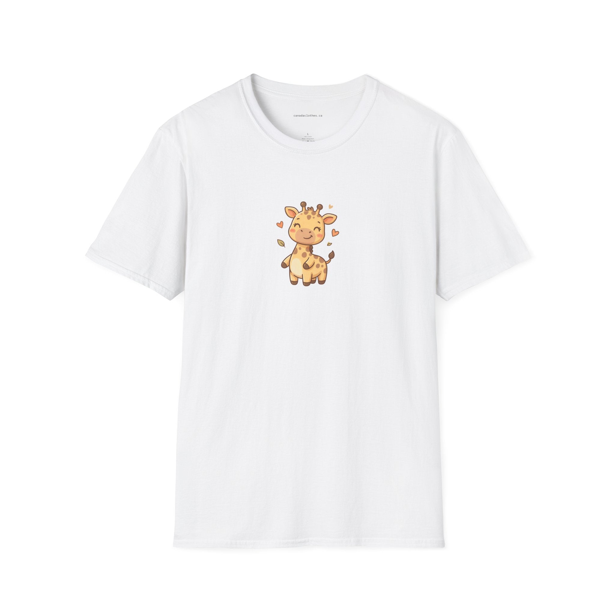 Cute Giraffe - Vintage Graphic T-Shirt - {{variant_option}} - T-Shirt - canadaclothes.ca