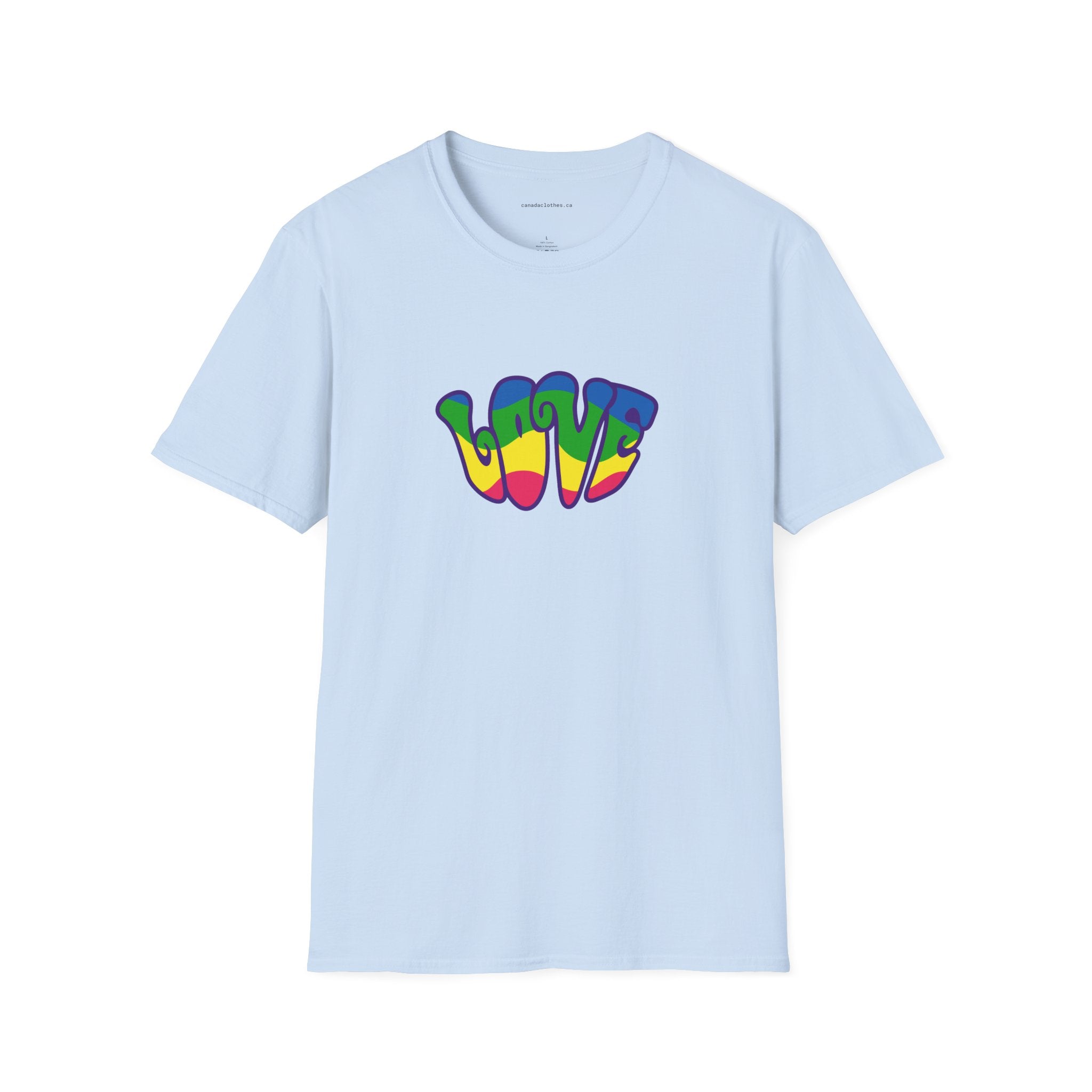 Colourful Love - Cute Graphic T-Shirt - {{variant_option}} - T-Shirt - canadaclothes.ca