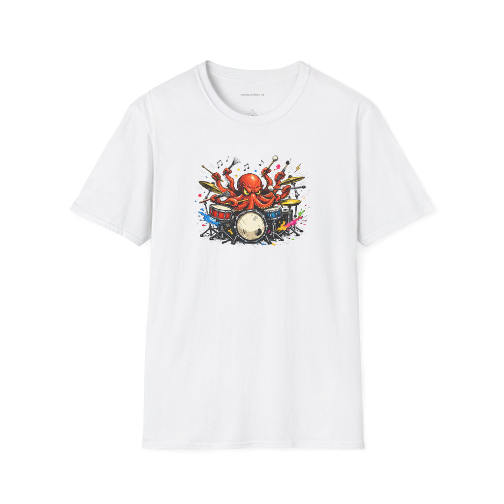 Octo-Drummer - T-Shirt - {{variant_option}} - T-Shirt - canadaclothes.ca