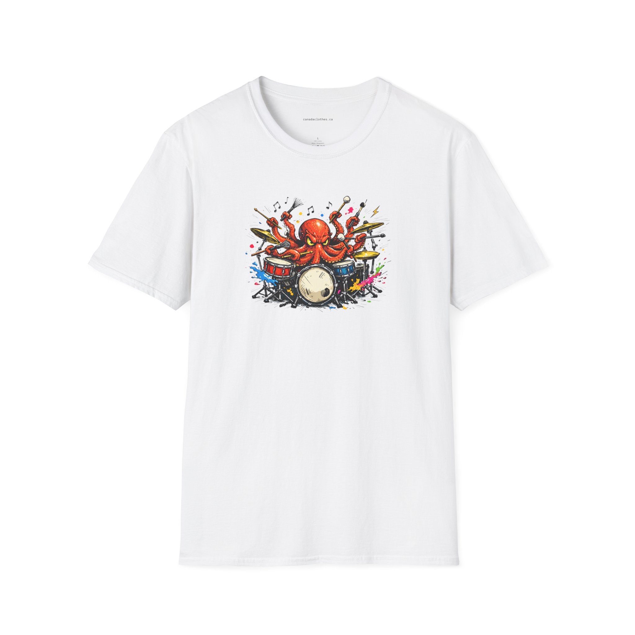 Octo-Drummer - T-Shirt - {{variant_option}} - T-Shirt - canadaclothes.ca
