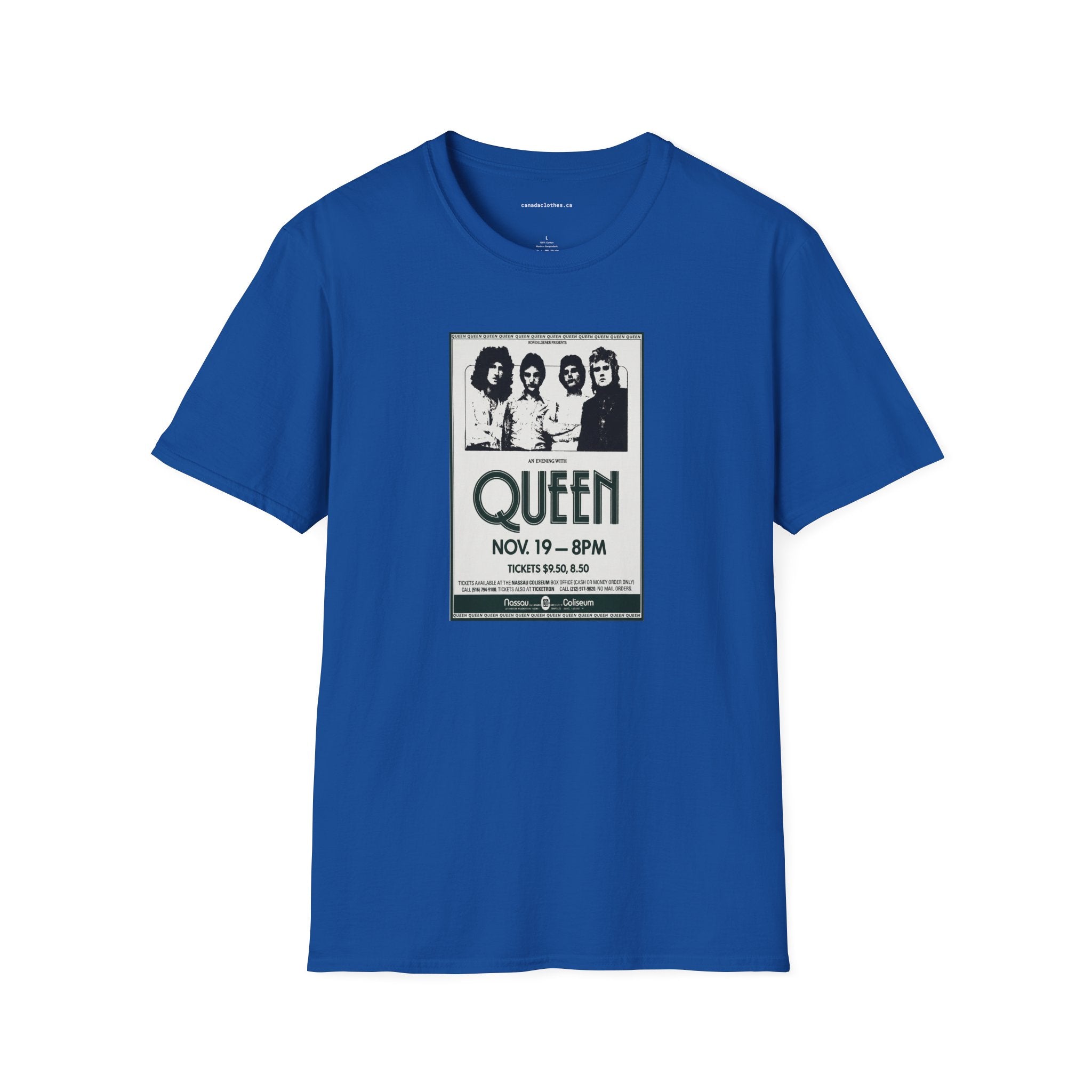 Queen Band Poster - Vintage Graphic T-Shirt - {{variant_option}} - T-Shirt - canadaclothes.ca