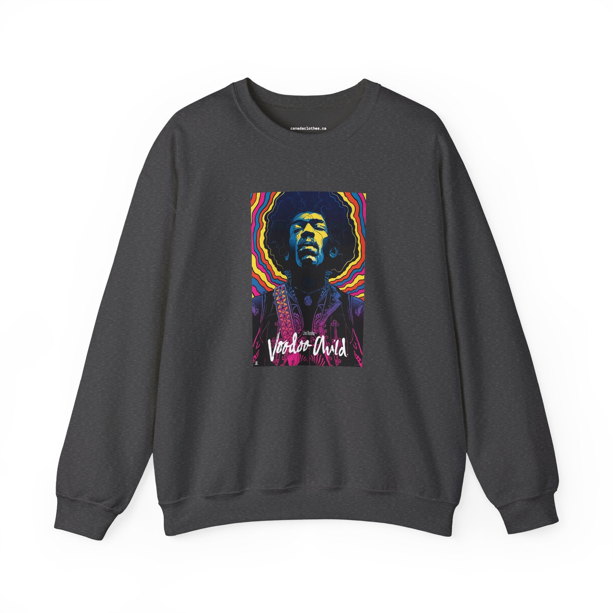 Jimi Hendrix Voodoo Child - Vintage Graphic Sweatshirt - {{variant_option}} - Sweatshirt - canadaclothes.ca