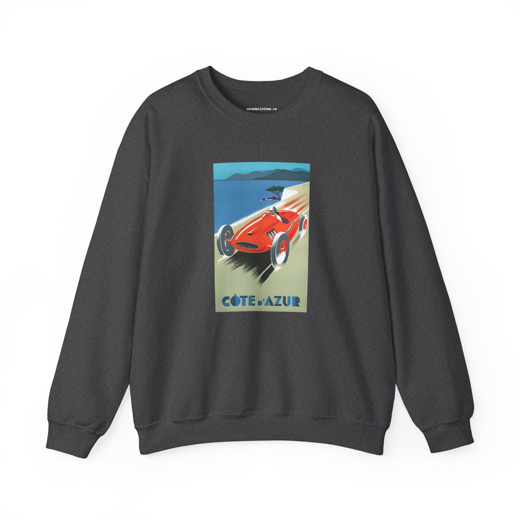 Côte d'Azur Travel Poster - Vintage Graphic Sweatshirt - {{variant_option}} - Sweatshirt - canadaclothes.ca