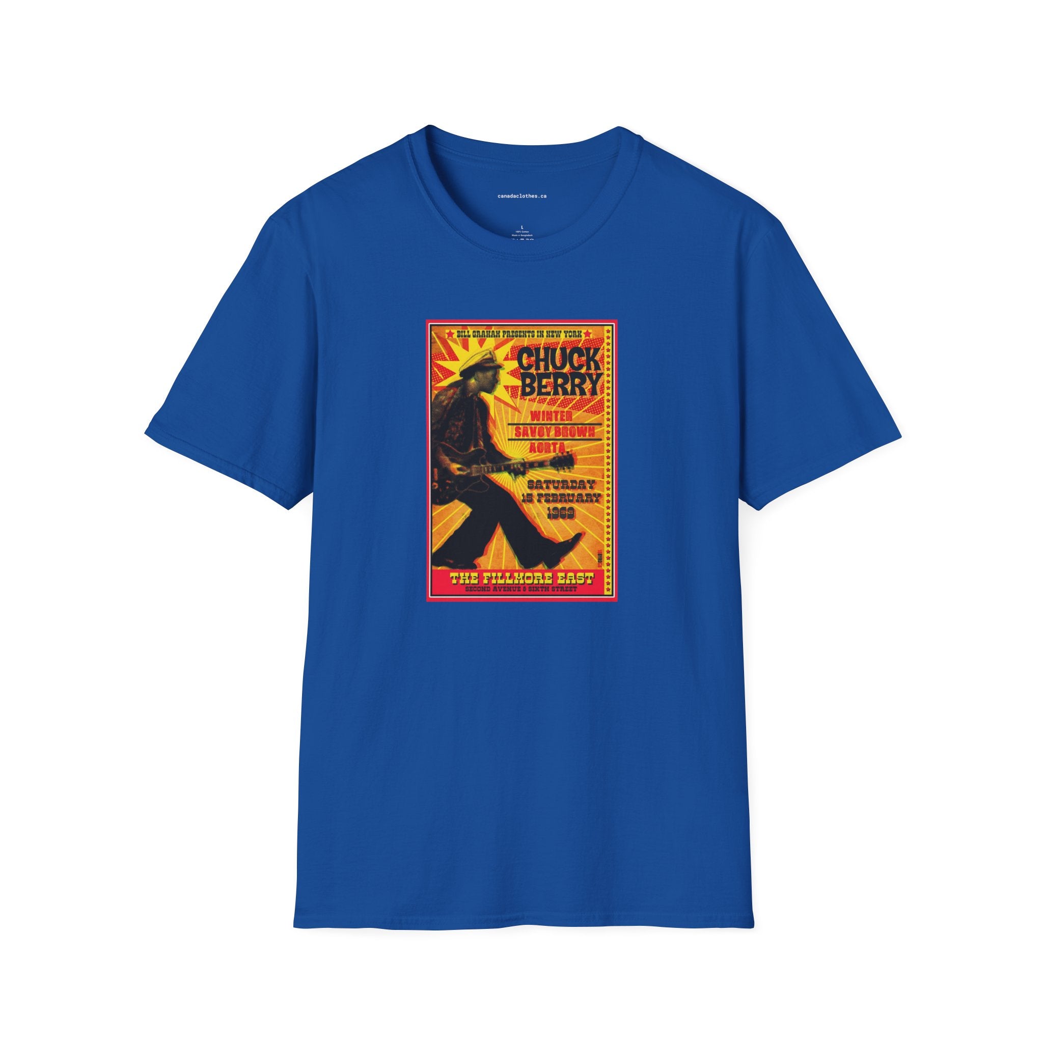 Chuck Berry Band Poster - Vintage Graphic T-Shirt - {{variant_option}} - T-Shirt - canadaclothes.ca