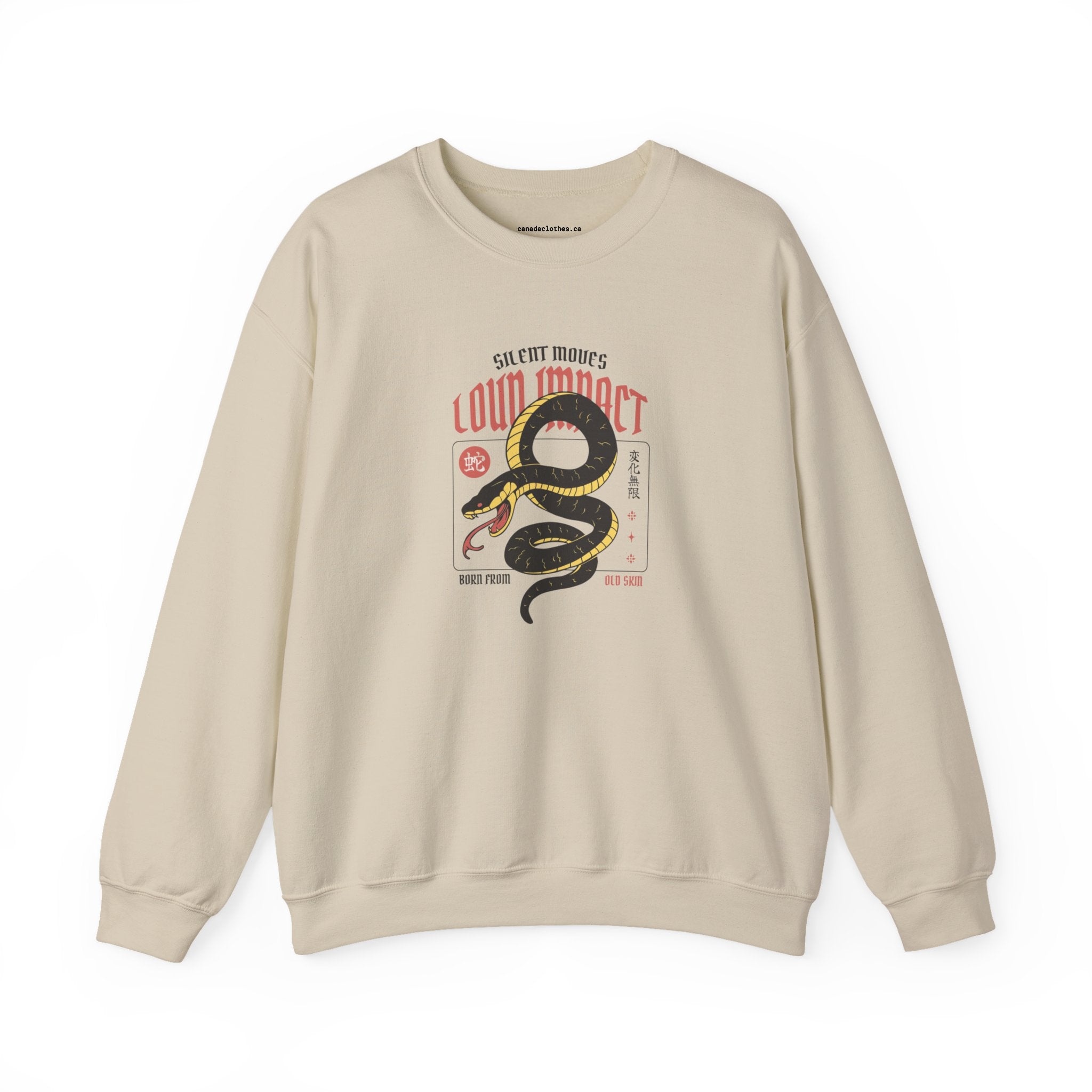 Loud Impact Snake - Vintage Graphic Sweatshirt - {{variant_option}} - Sweatshirt - canadaclothes.ca