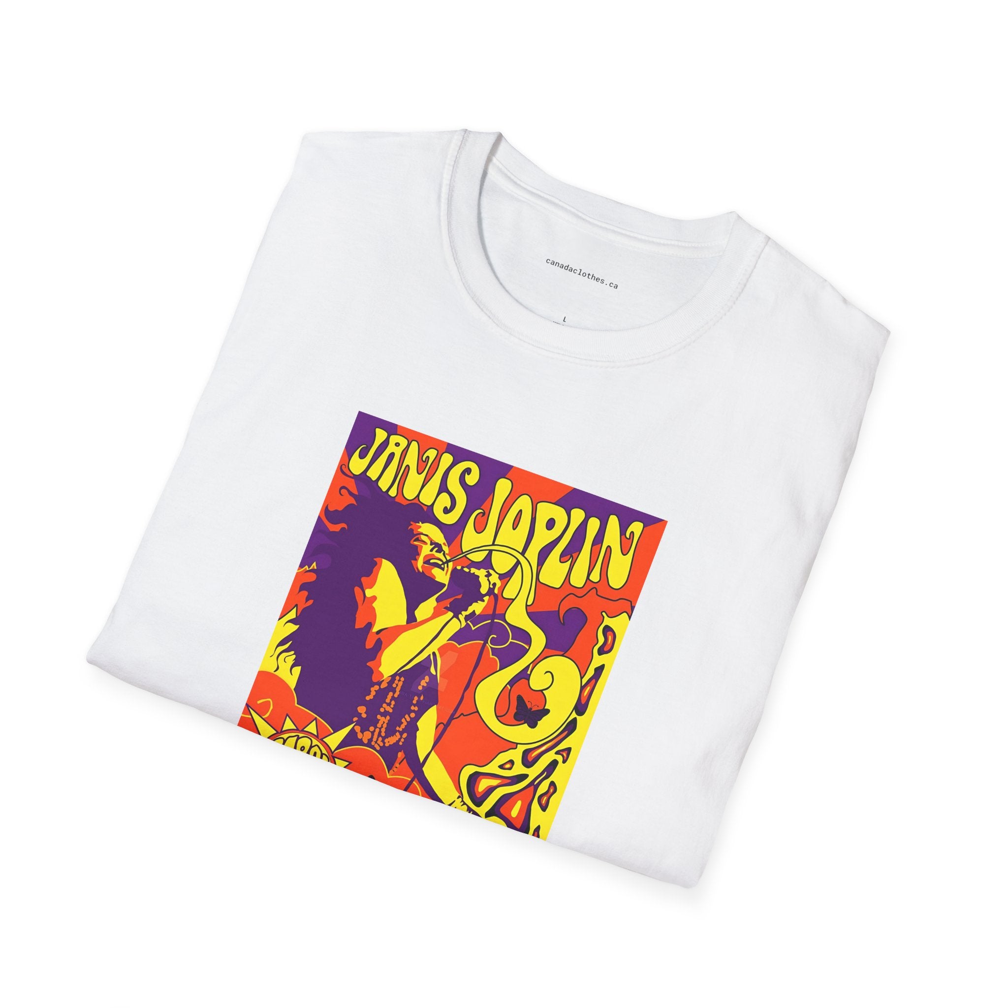 Janis Joplin Band Poster - Vintage Graphic T-Shirt - {{variant_option}} - T-Shirt - canadaclothes.ca