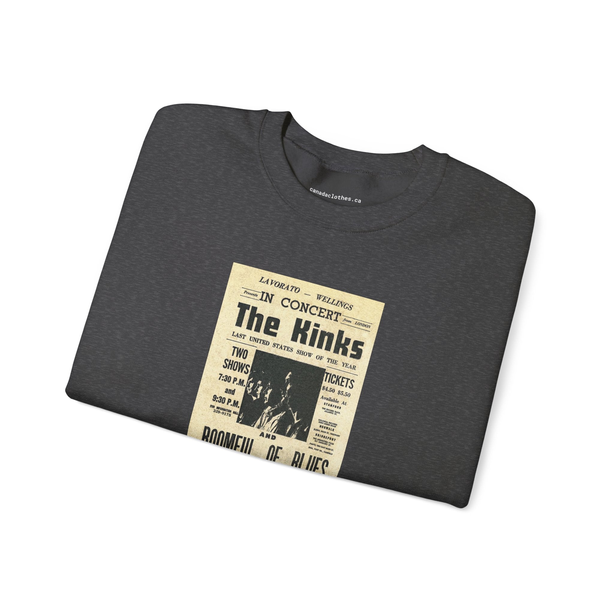 The Kinks - Vintage Graphic Sweatshirt - {{variant_option}} - Sweatshirt - canadaclothes.ca