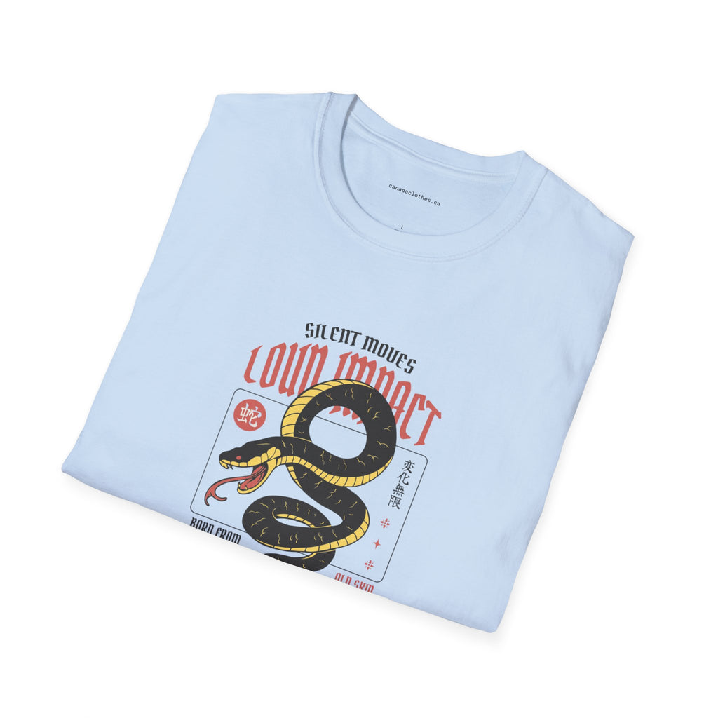 Loud Impact Snake - Vintage Graphic T-Shirt - {{variant_option}} - T-Shirt - canadaclothes.ca