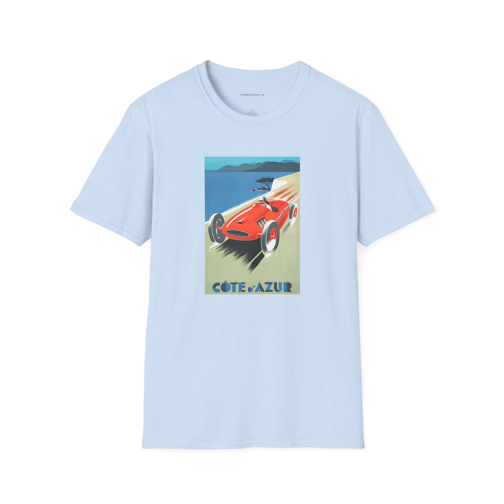 Cote D'azur Travel Poster - Vintage Graphic T-Shirt - {{variant_option}} - T-Shirt - canadaclothes.ca