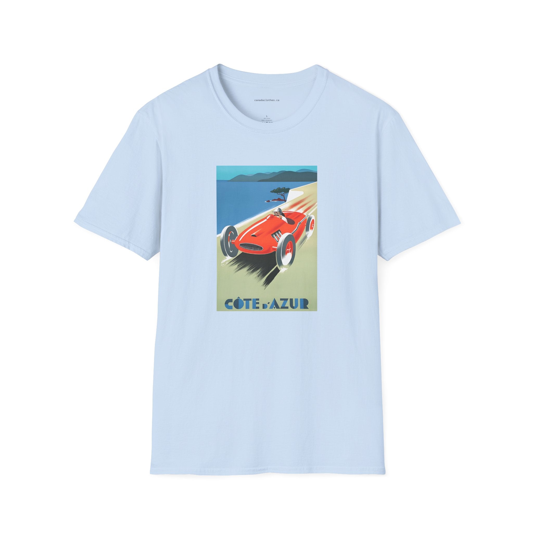 Cote D'azur Travel Poster - Vintage Graphic T-Shirt - {{variant_option}} - T-Shirt - canadaclothes.ca