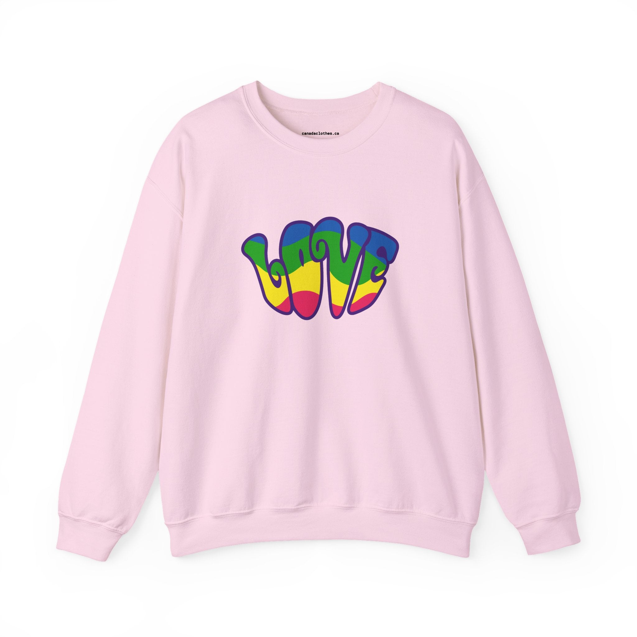 Retro Love Graphic - Vintage Graphic Sweatshirt - {{variant_option}} - Sweatshirt - canadaclothes.ca