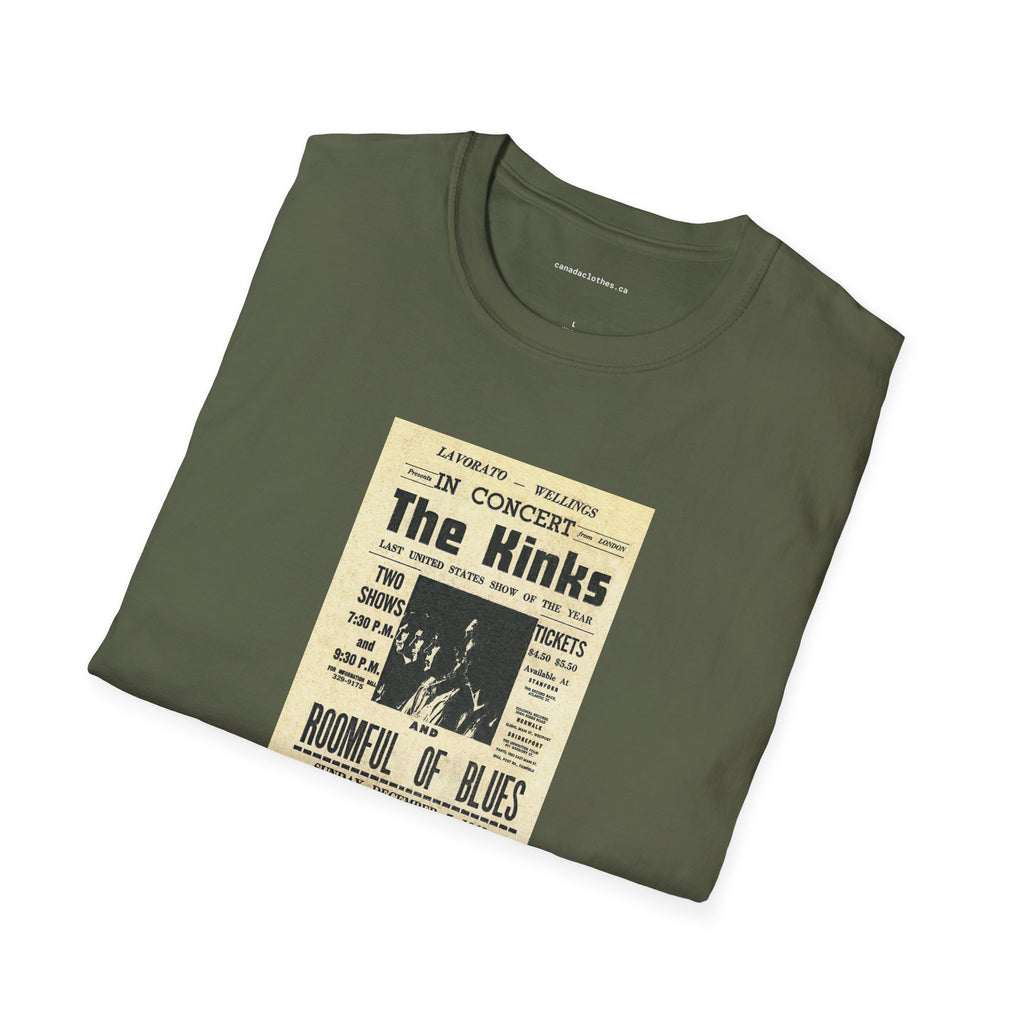 The Kinks Band Poster - Vintage Graphic T-Shirt - {{variant_option}} - T-Shirt - canadaclothes.ca