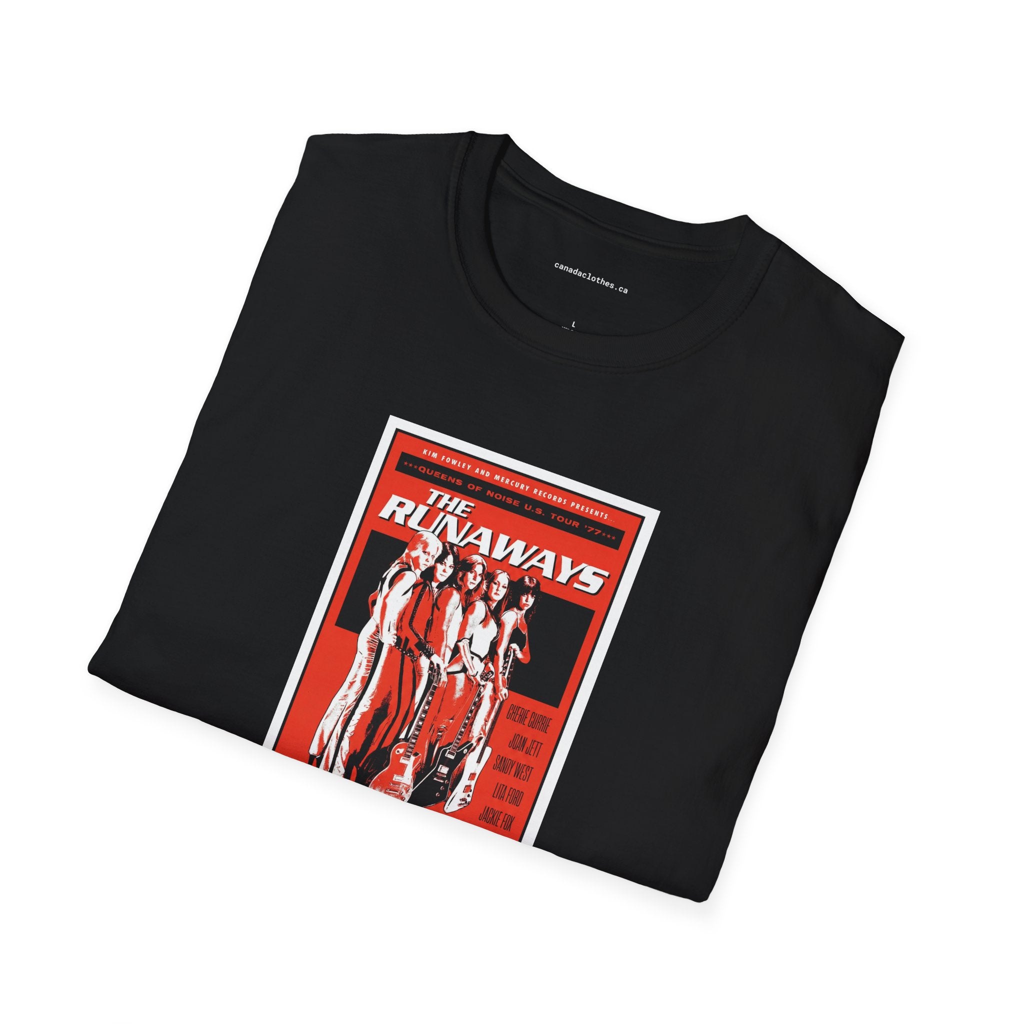 The Runaways Band Poster - Vintage Graphic T-Shirt - {{variant_option}} - T-Shirt - canadaclothes.ca