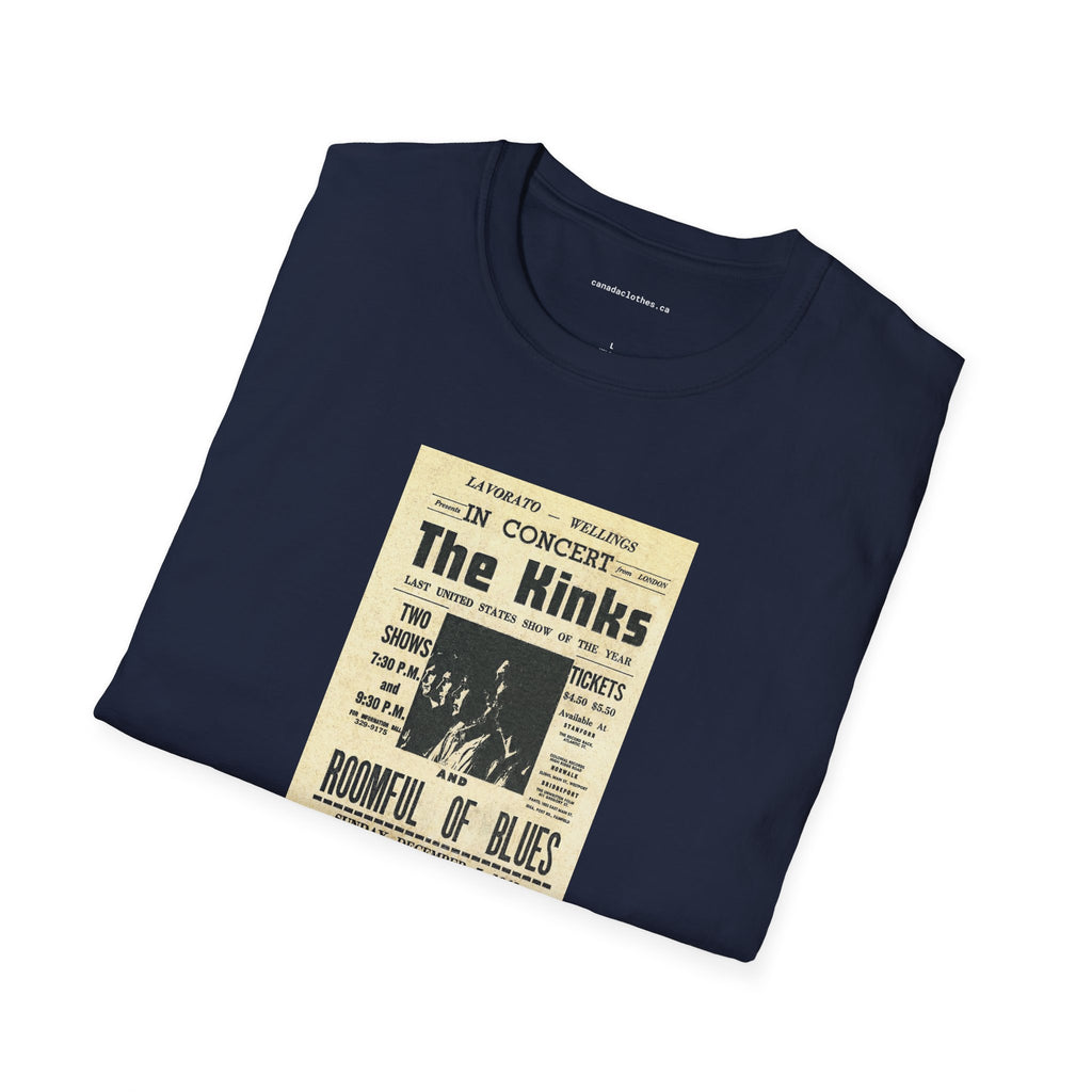 The Kinks Band Poster - Vintage Graphic T-Shirt - {{variant_option}} - T-Shirt - canadaclothes.ca