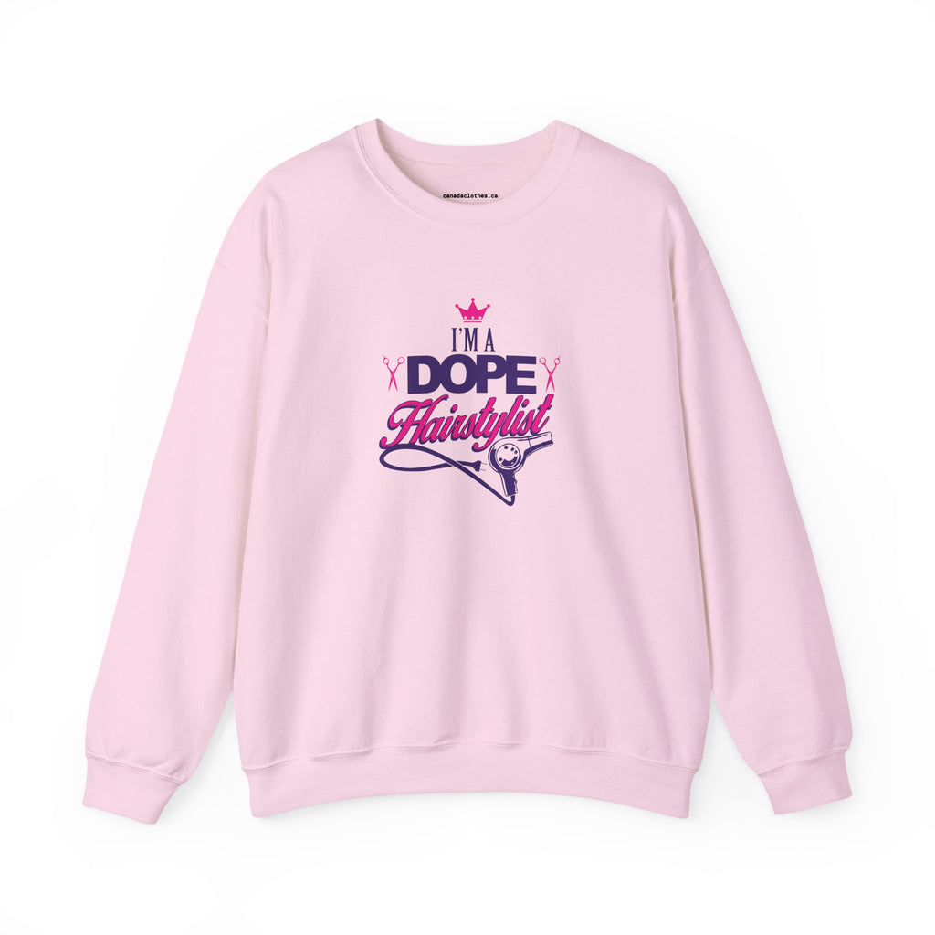 I'm A Dope Hairstylist - Vintage Graphic Sweatshirt - {{variant_option}} - Sweatshirt - canadaclothes.ca