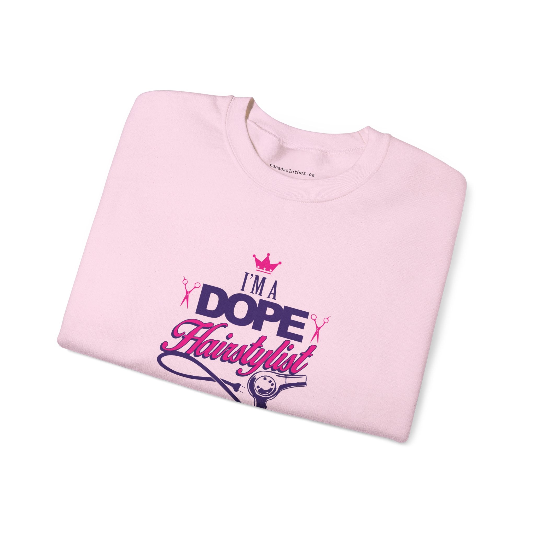 I'm A Dope Hairstylist - Vintage Graphic Sweatshirt - {{variant_option}} - Sweatshirt - canadaclothes.ca