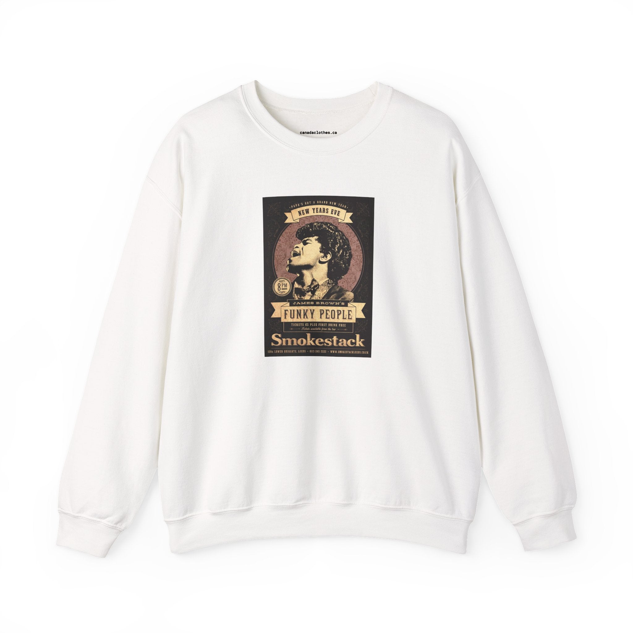 James Brown - Vintage Graphic Sweatshirt - {{variant_option}} - Sweatshirt - canadaclothes.ca