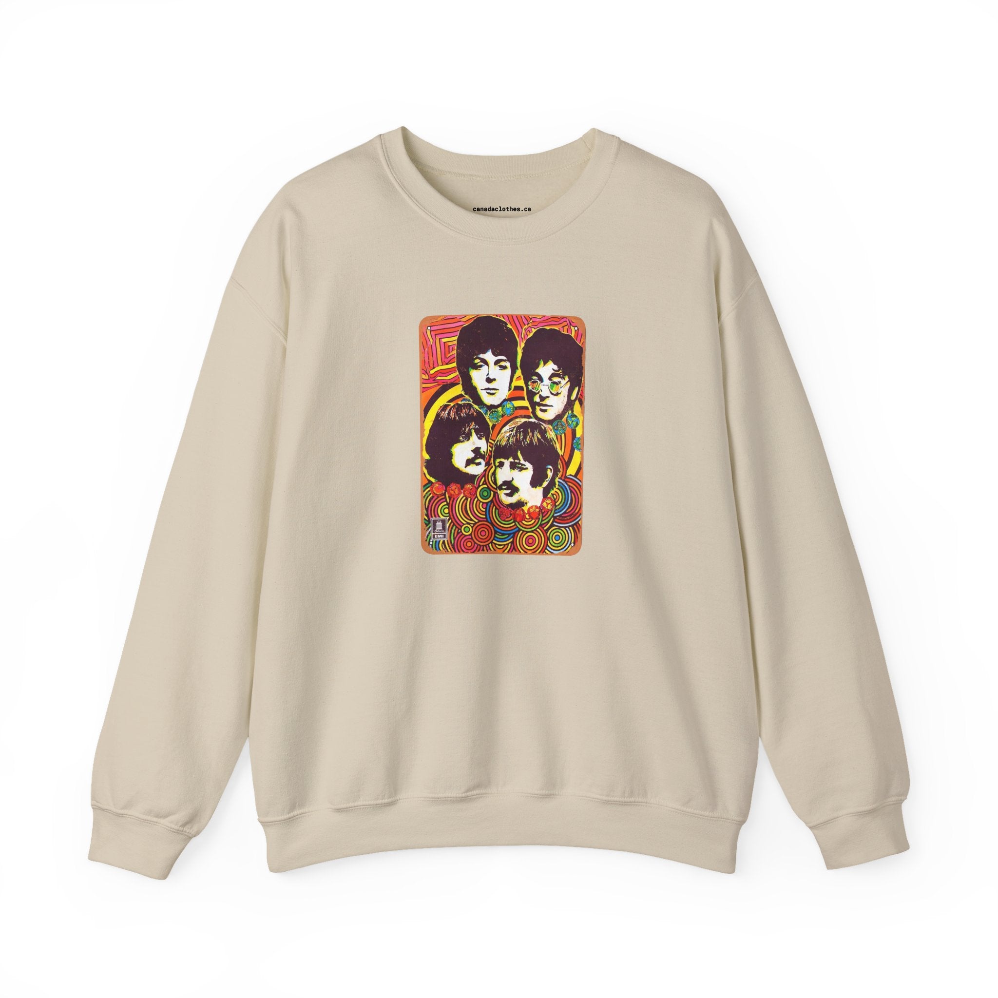 The Beatles Band Poster - Vintage Graphic Sweatshirt - {{variant_option}} - Sweatshirt - canadaclothes.ca