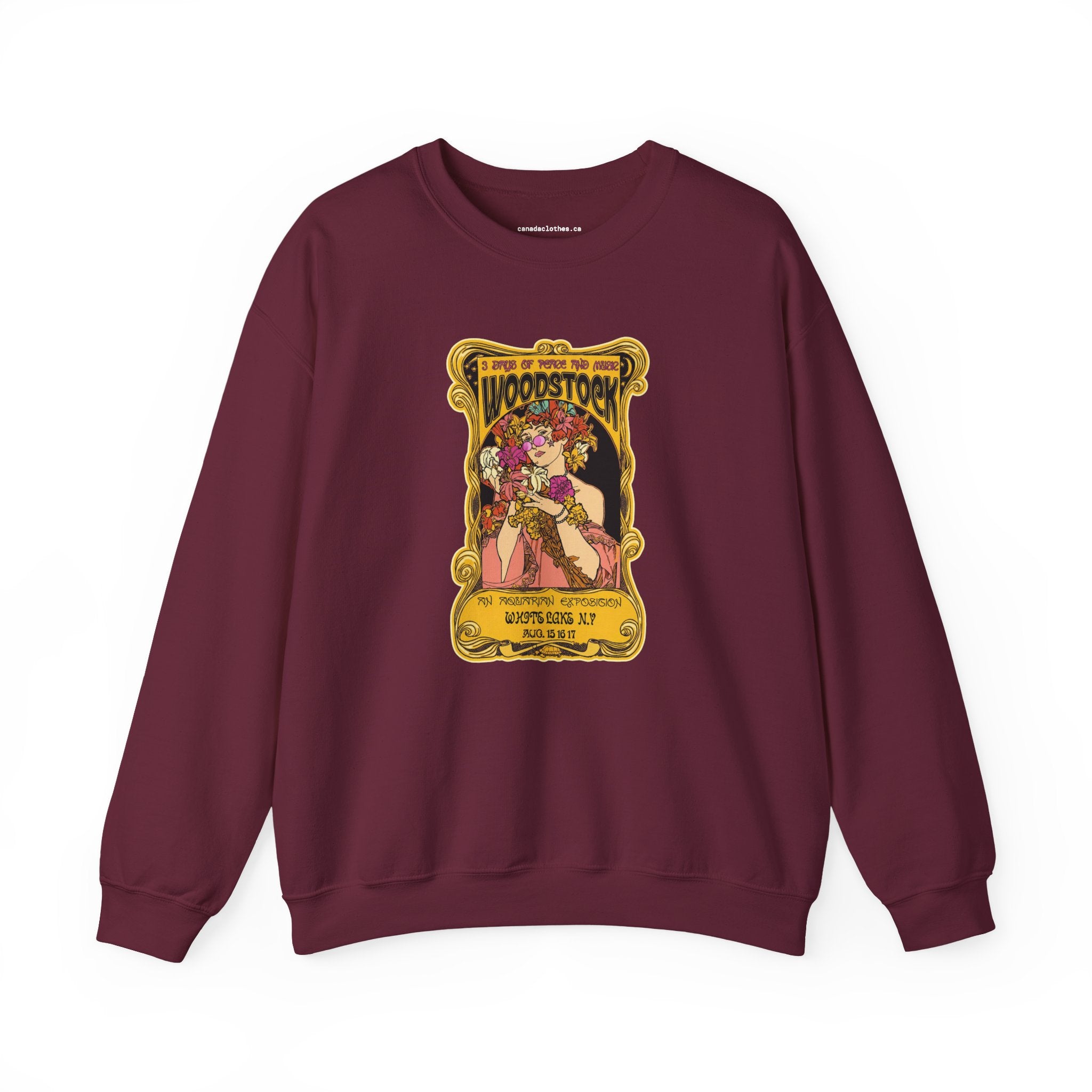 Woodstock Poster - Vintage Graphic Sweatshirt - {{variant_option}} - Sweatshirt - canadaclothes.ca
