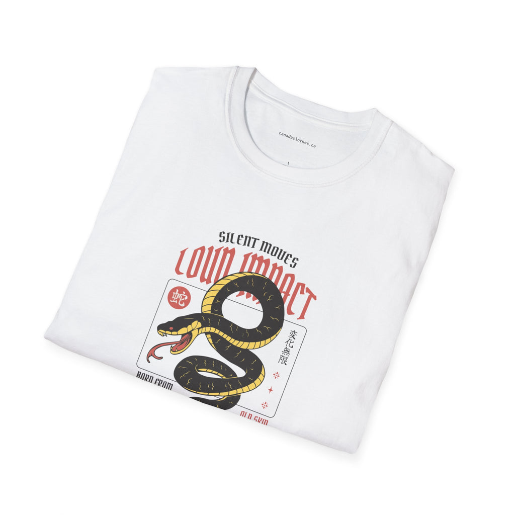 Loud Impact Snake - Vintage Graphic T-Shirt - {{variant_option}} - T-Shirt - canadaclothes.ca