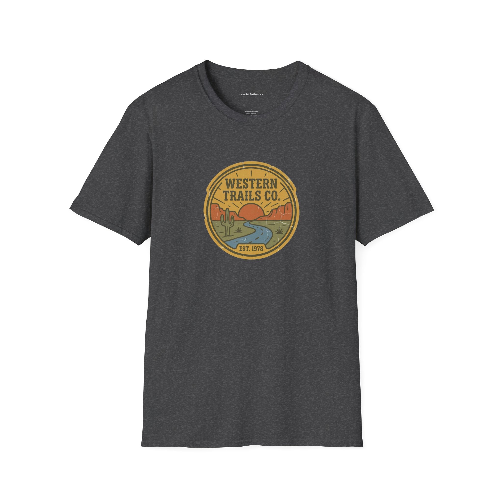 Western Trails - Vintage Graphic T-Shirt - {{variant_option}} - T-Shirt - canadaclothes.ca