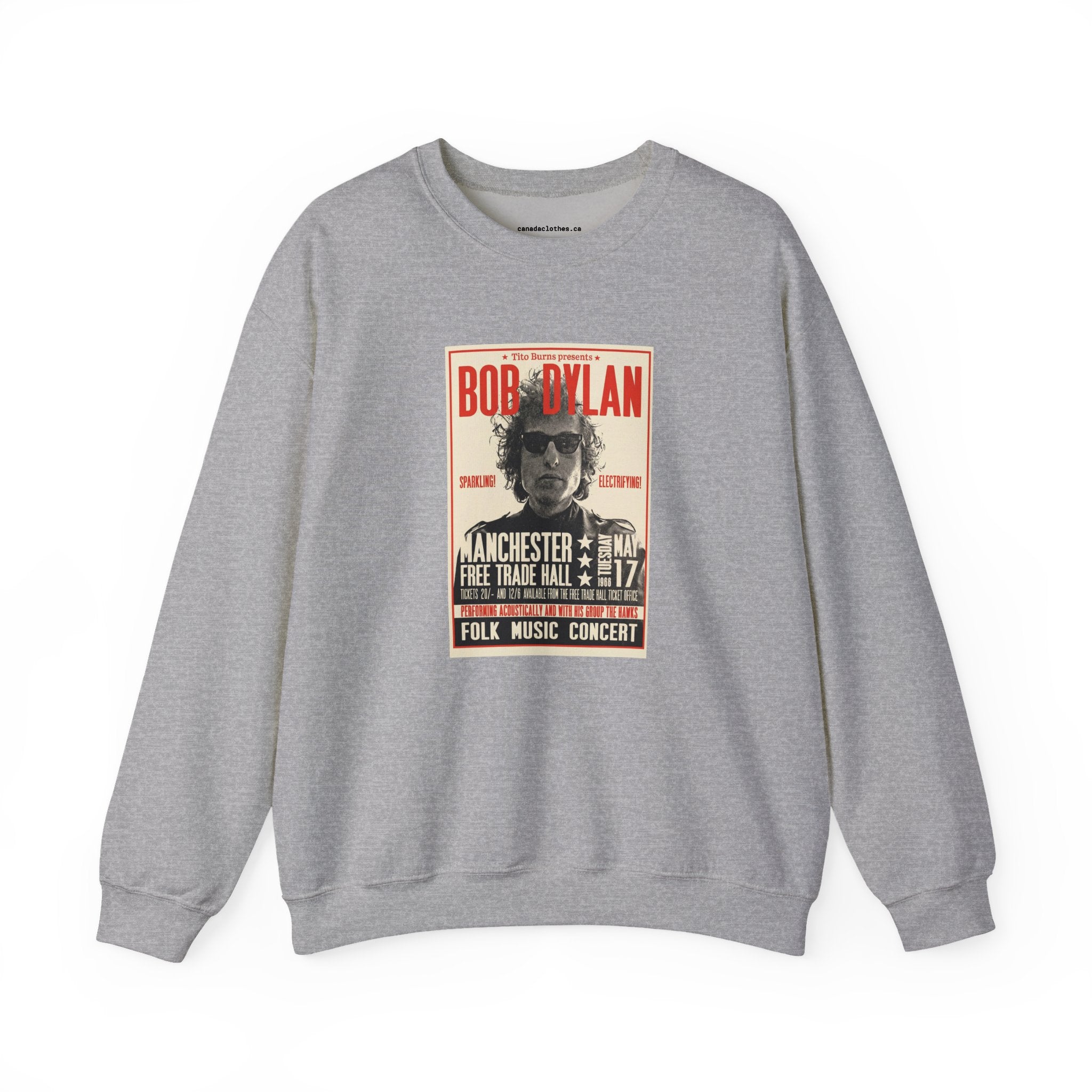 Bob Dylan - Vintage Graphic Sweatshirt - {{variant_option}} - Sweatshirt - canadaclothes.ca