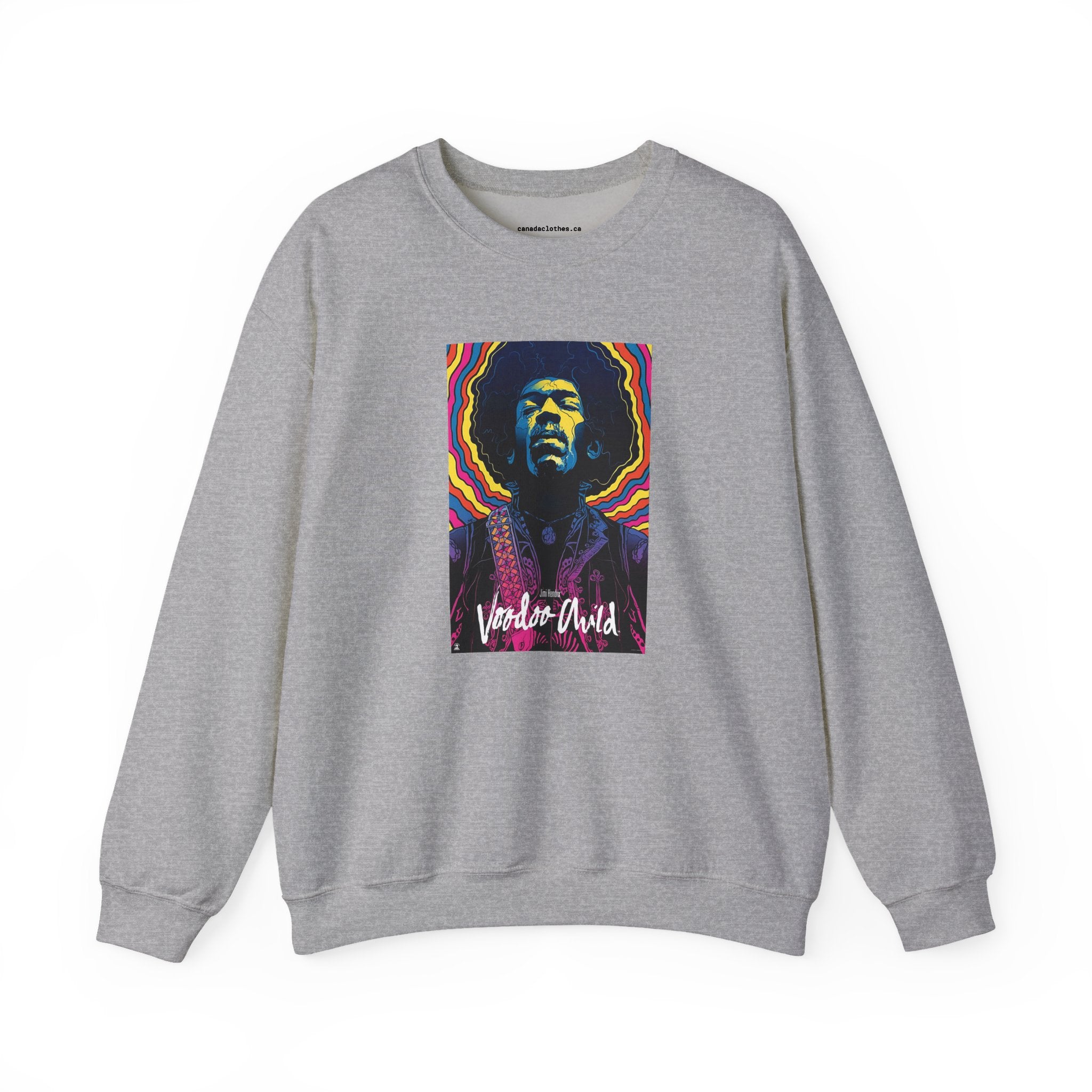 Jimi Hendrix Voodoo Child - Vintage Graphic Sweatshirt - {{variant_option}} - Sweatshirt - canadaclothes.ca