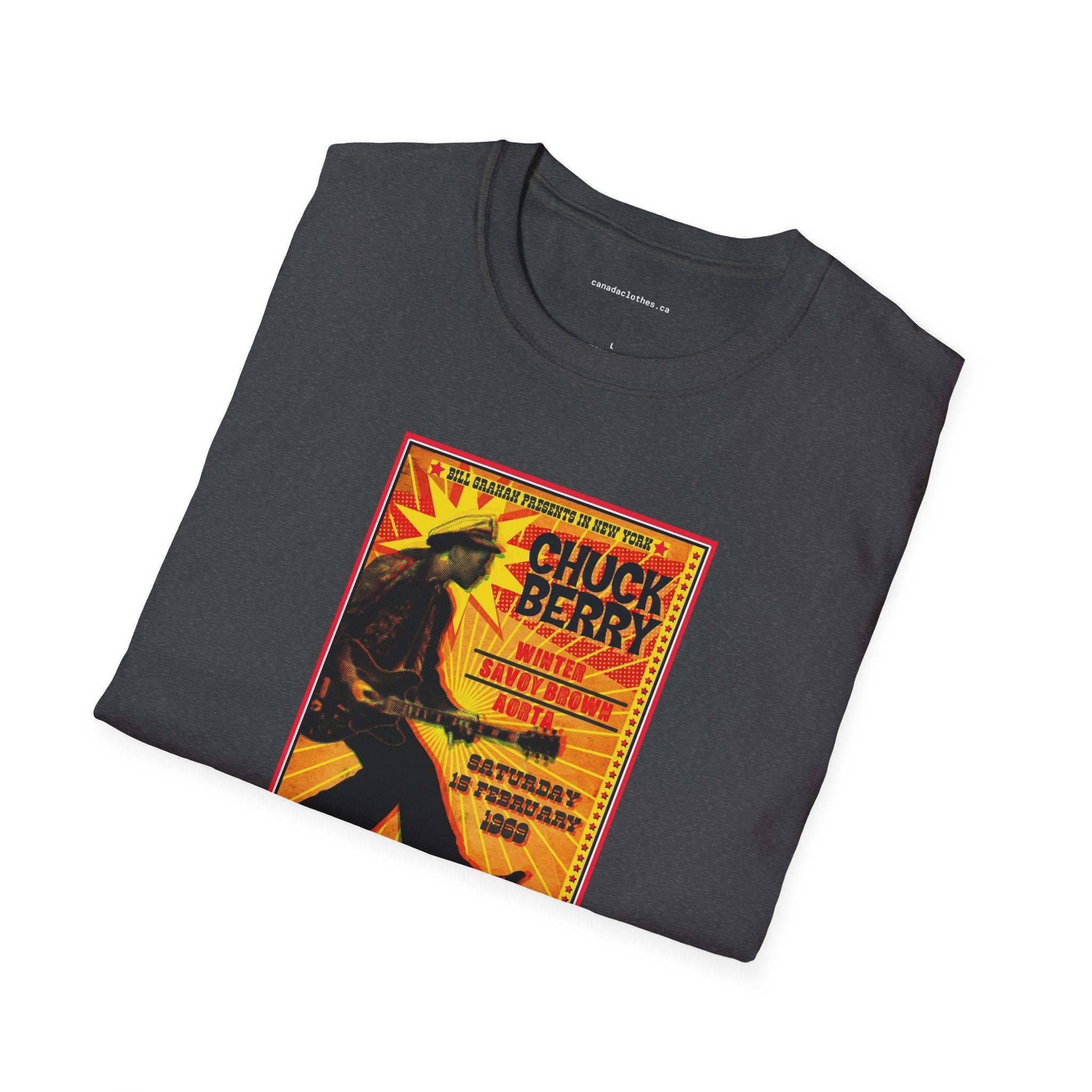 Chuck Berry Band Poster - Vintage Graphic T-Shirt - {{variant_option}} - T-Shirt - canadaclothes.ca