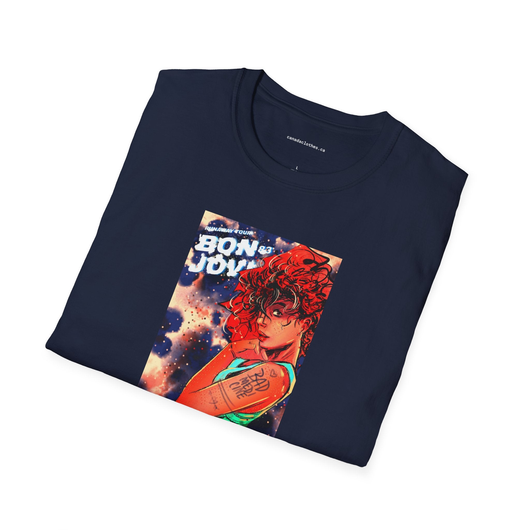 Bon Jovi Band Poster - Vintage Graphic T-Shirt - {{variant_option}} - T-Shirt - canadaclothes.ca