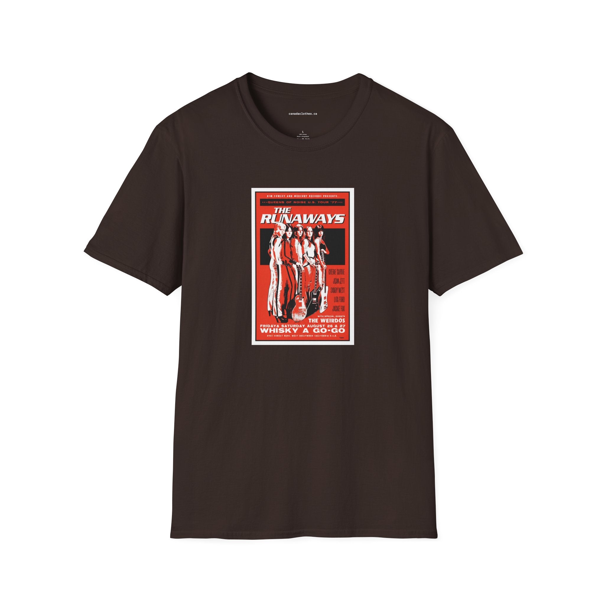 The Runaways Band Poster - Vintage Graphic T-Shirt - {{variant_option}} - T-Shirt - canadaclothes.ca