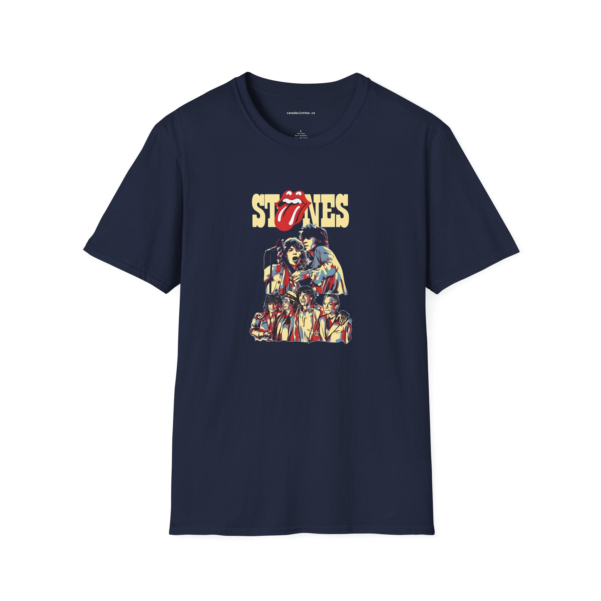 The Stones Band Poster - Vintage Graphic T-Shirt - {{variant_option}} - T-Shirt - canadaclothes.ca