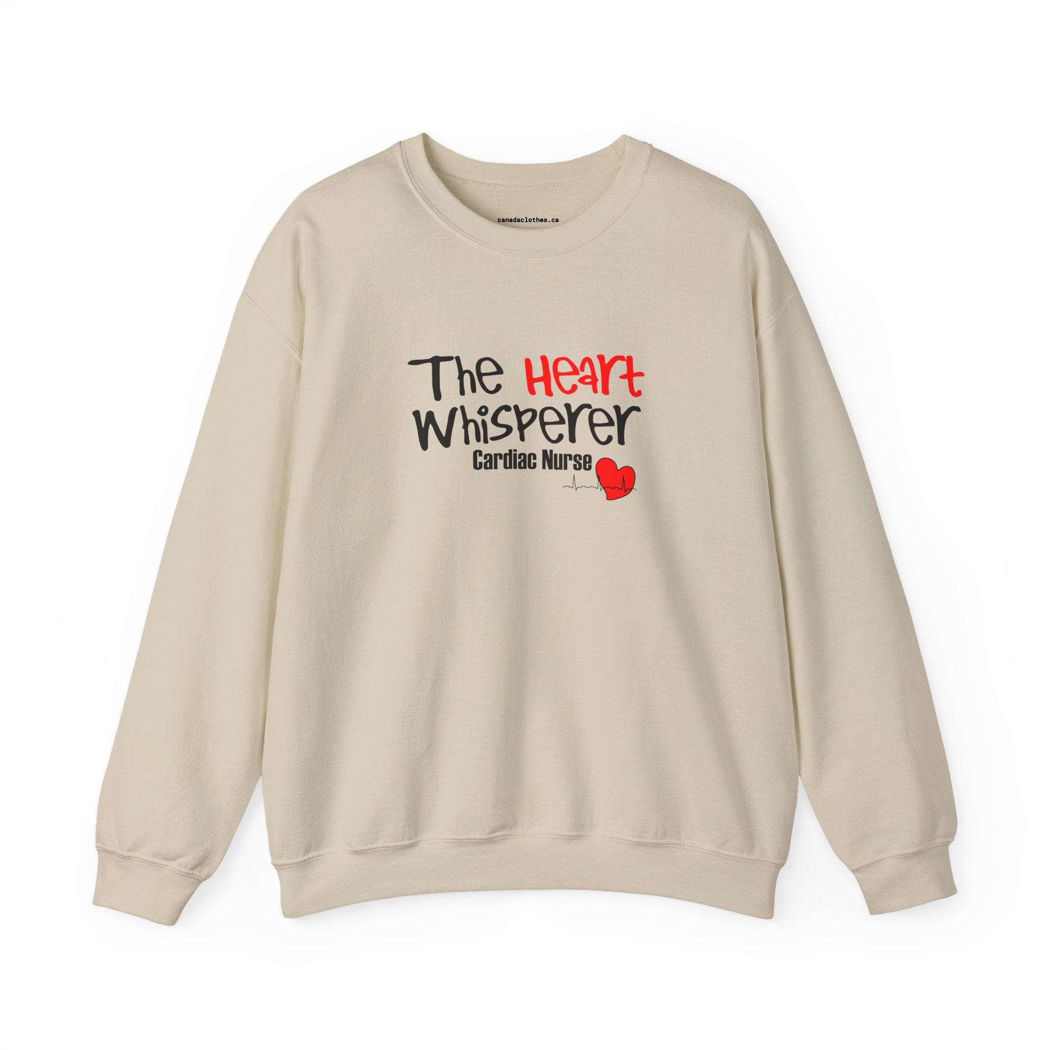 The Heart Whisperer - Funny Nurse Graphic Sweatshirt - {{variant_option}} - Sweatshirt - canadaclothes.ca