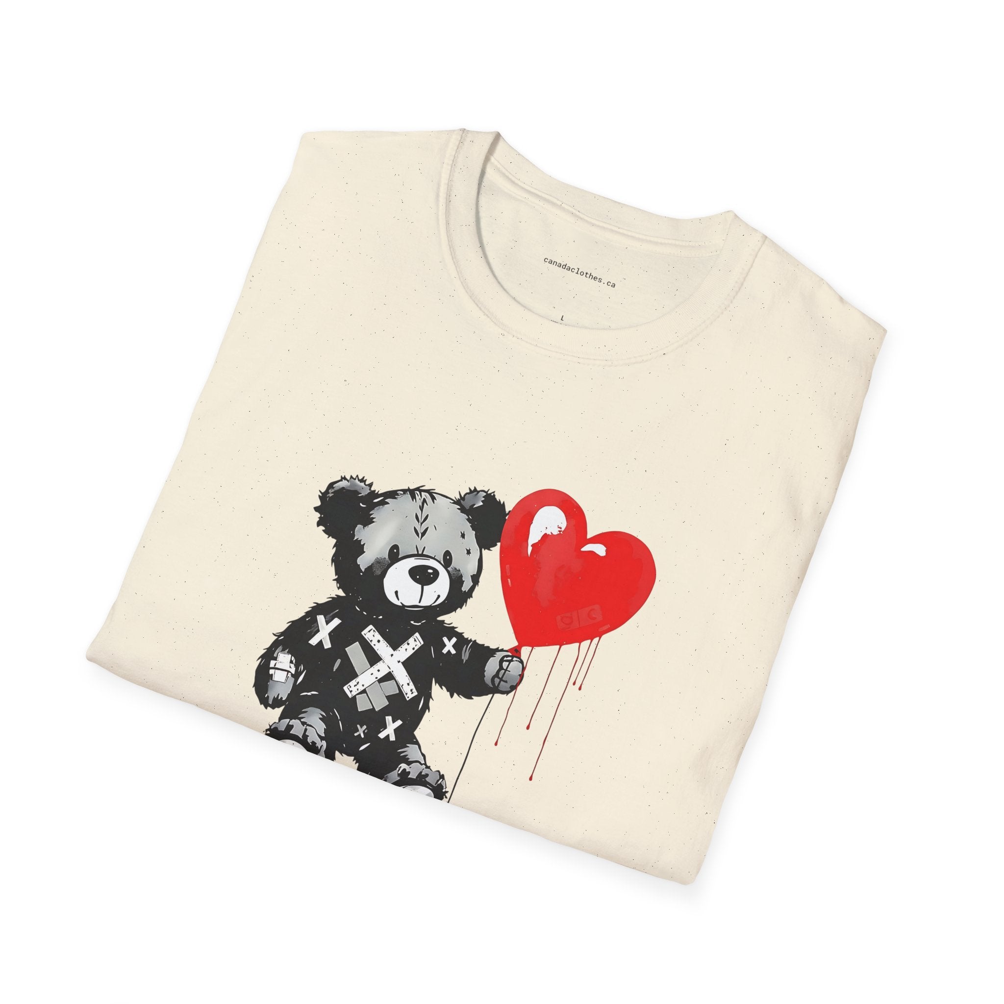 Hopeful Teddy - T-Shirt - {{variant_option}} - T-Shirt - canadaclothes.ca