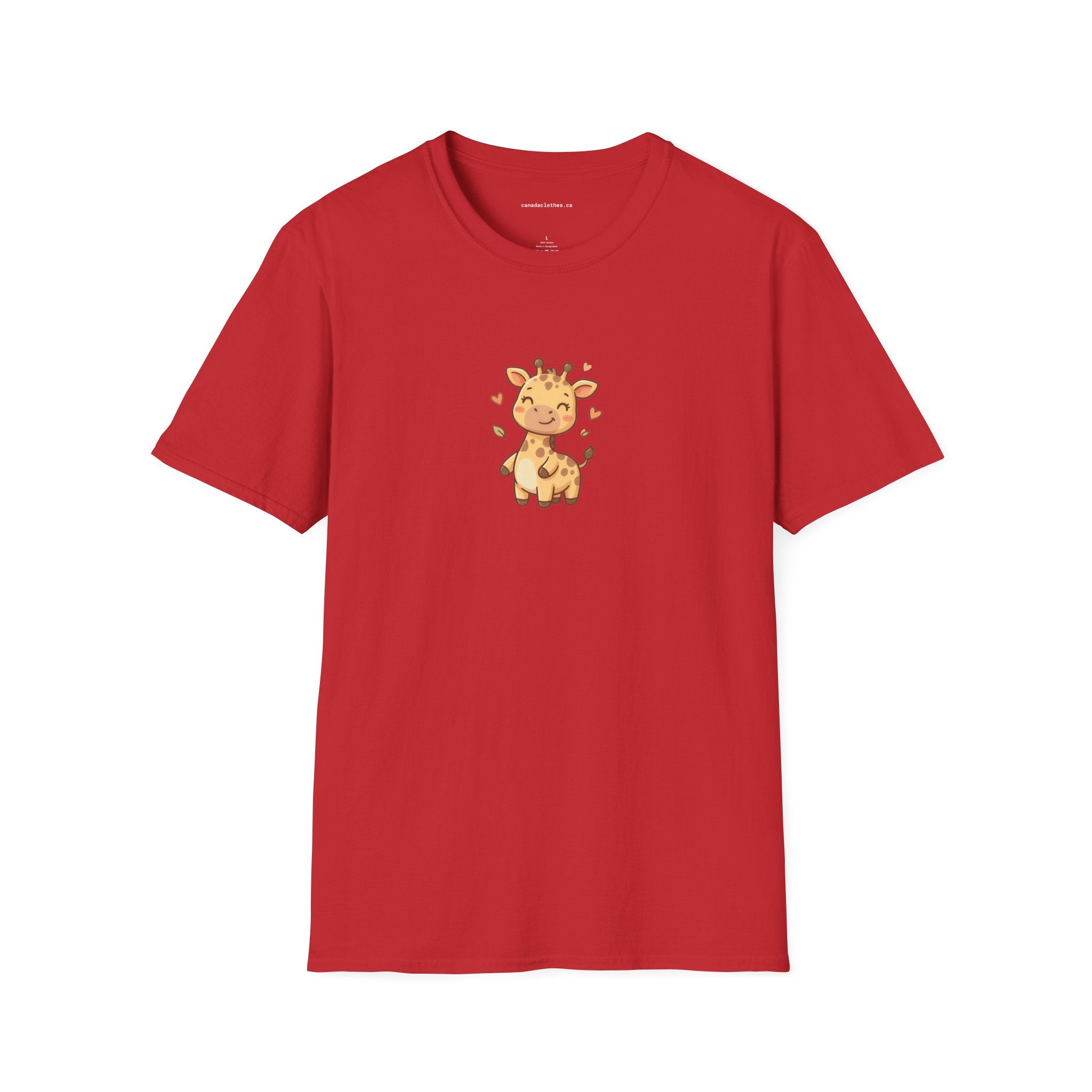 Cute Giraffe - Vintage Graphic T-Shirt - {{variant_option}} - T-Shirt - canadaclothes.ca