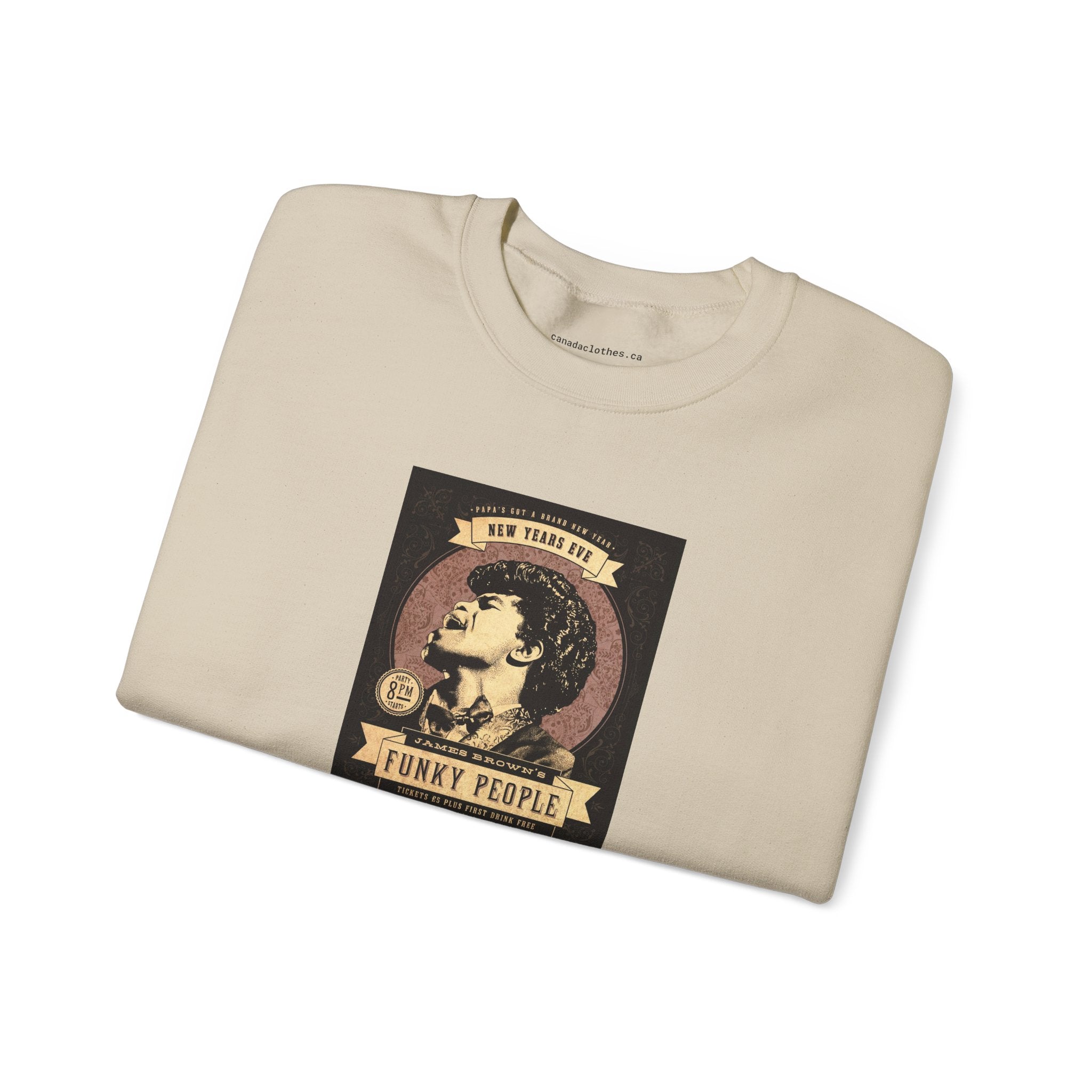 James Brown - Vintage Graphic Sweatshirt - {{variant_option}} - Sweatshirt - canadaclothes.ca