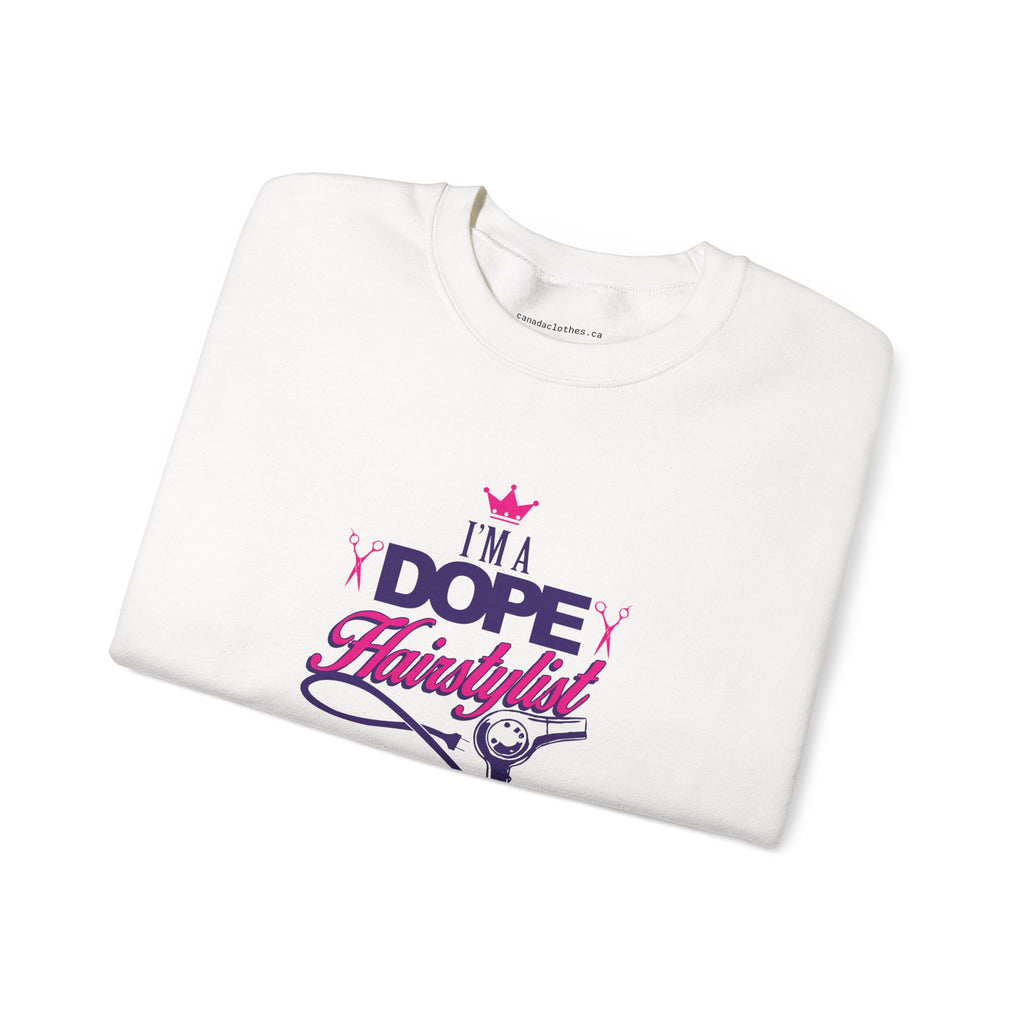 I'm A Dope Hairstylist - Vintage Graphic Sweatshirt - {{variant_option}} - Sweatshirt - canadaclothes.ca