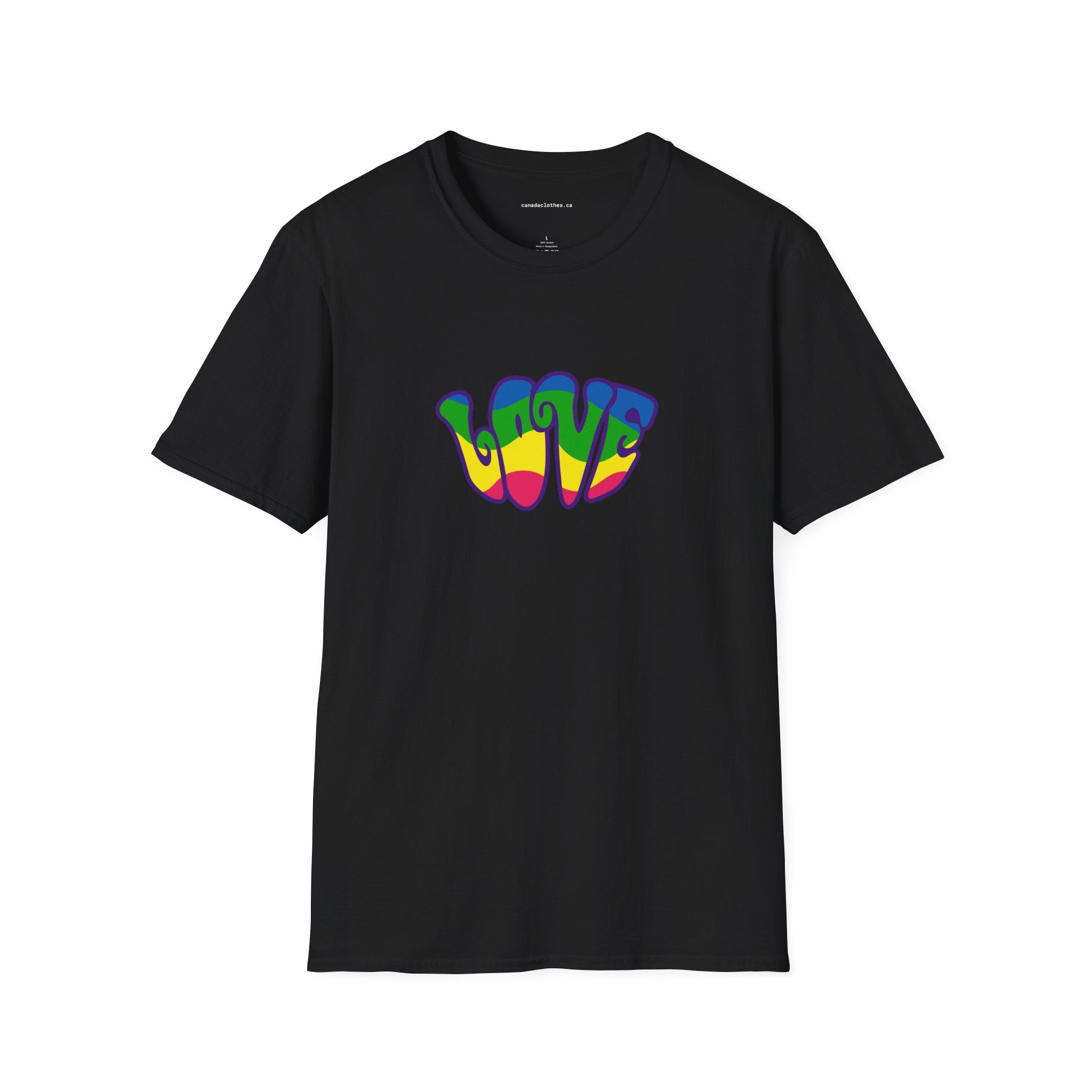Colourful Love - Cute Graphic T-Shirt - {{variant_option}} - T-Shirt - canadaclothes.ca